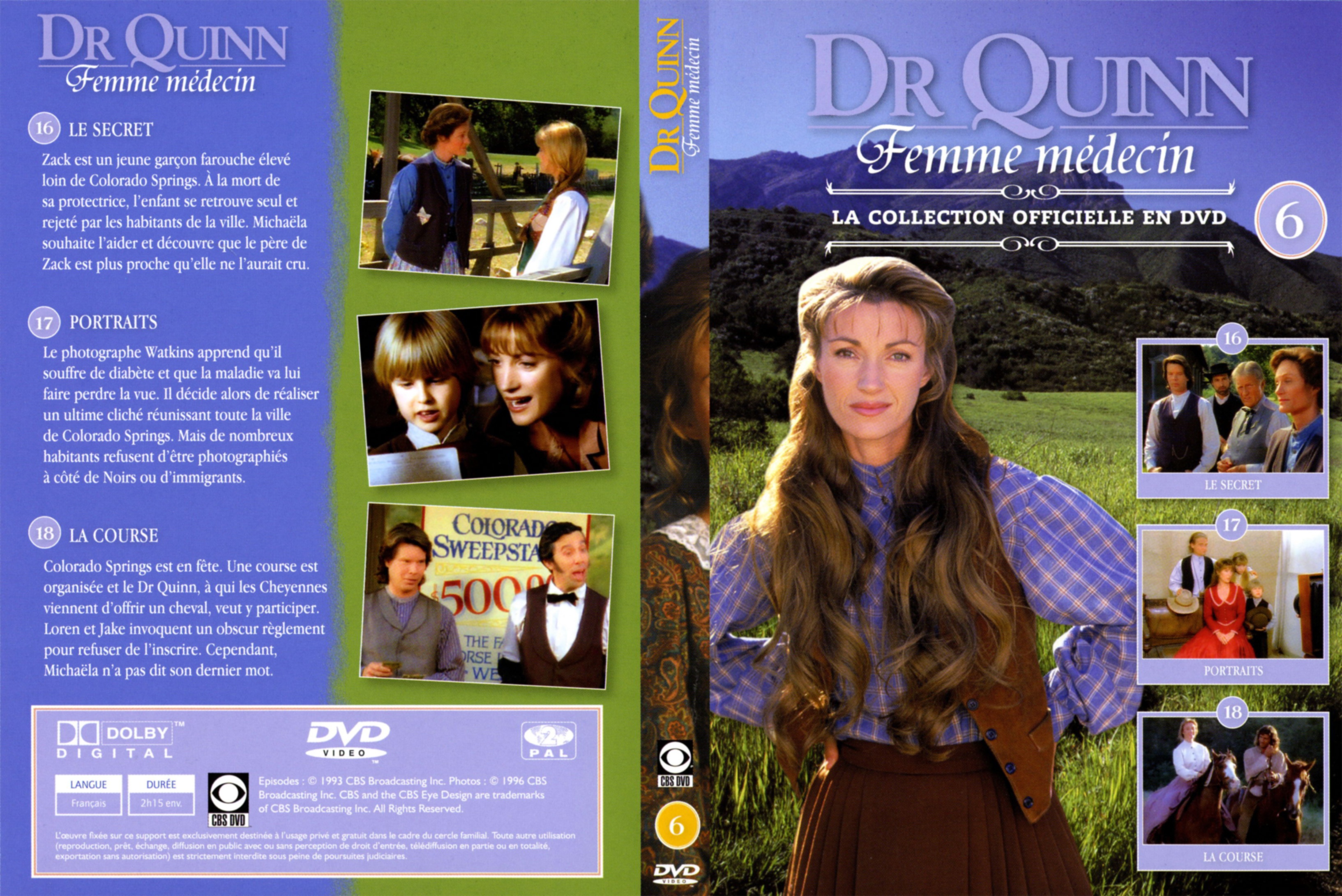 Jaquette DVD Dr Quinn femme medecin vol 6