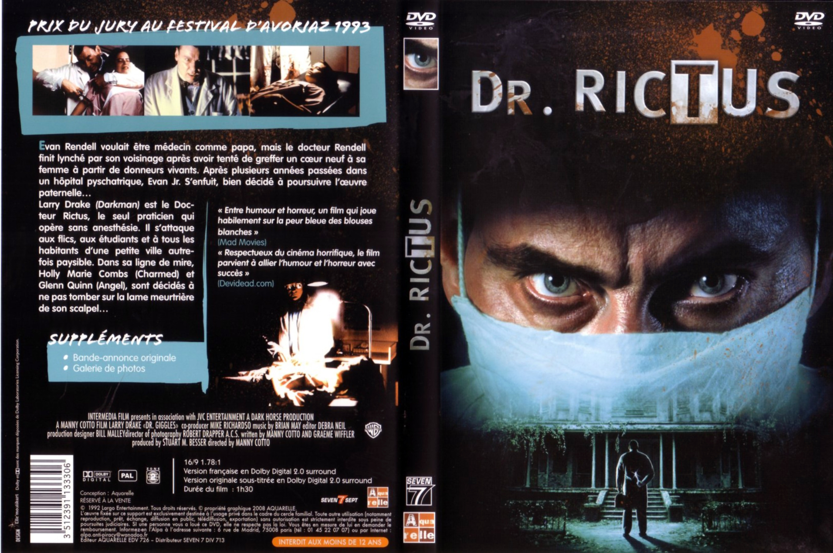 Jaquette DVD Dr Rictus