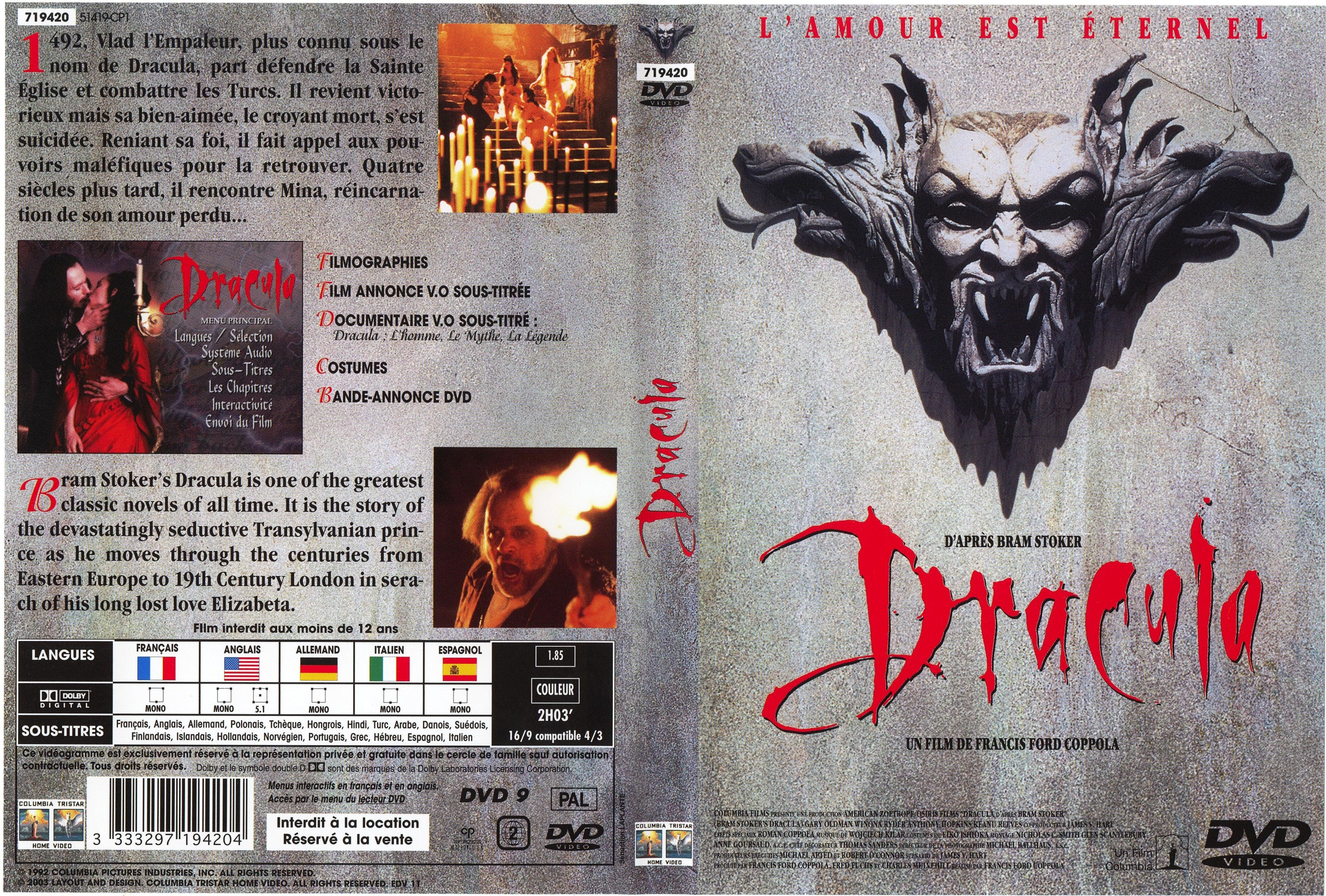 Jaquette DVD Dracula