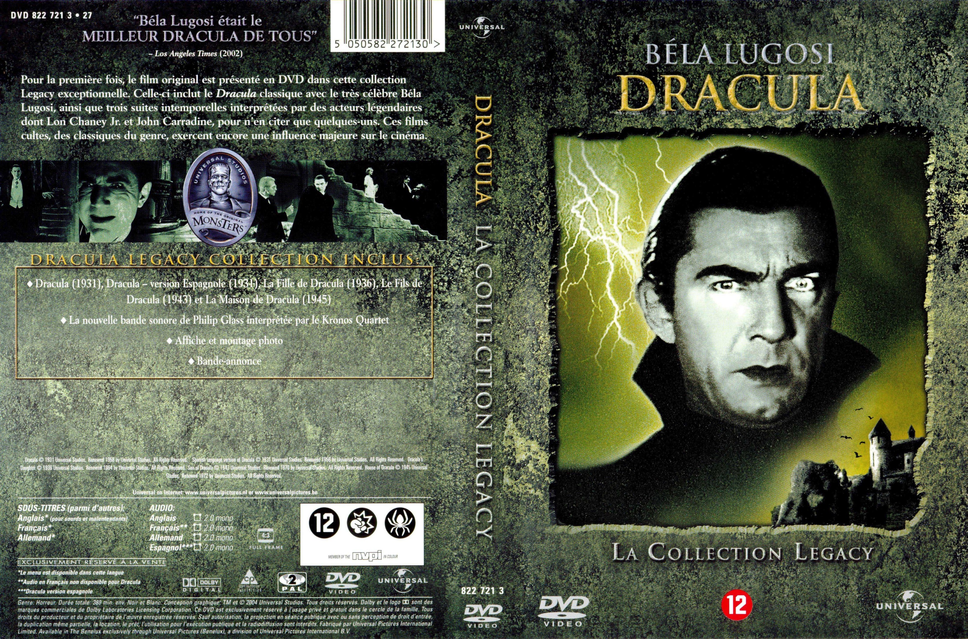 Jaquette DVD Dracula 1931