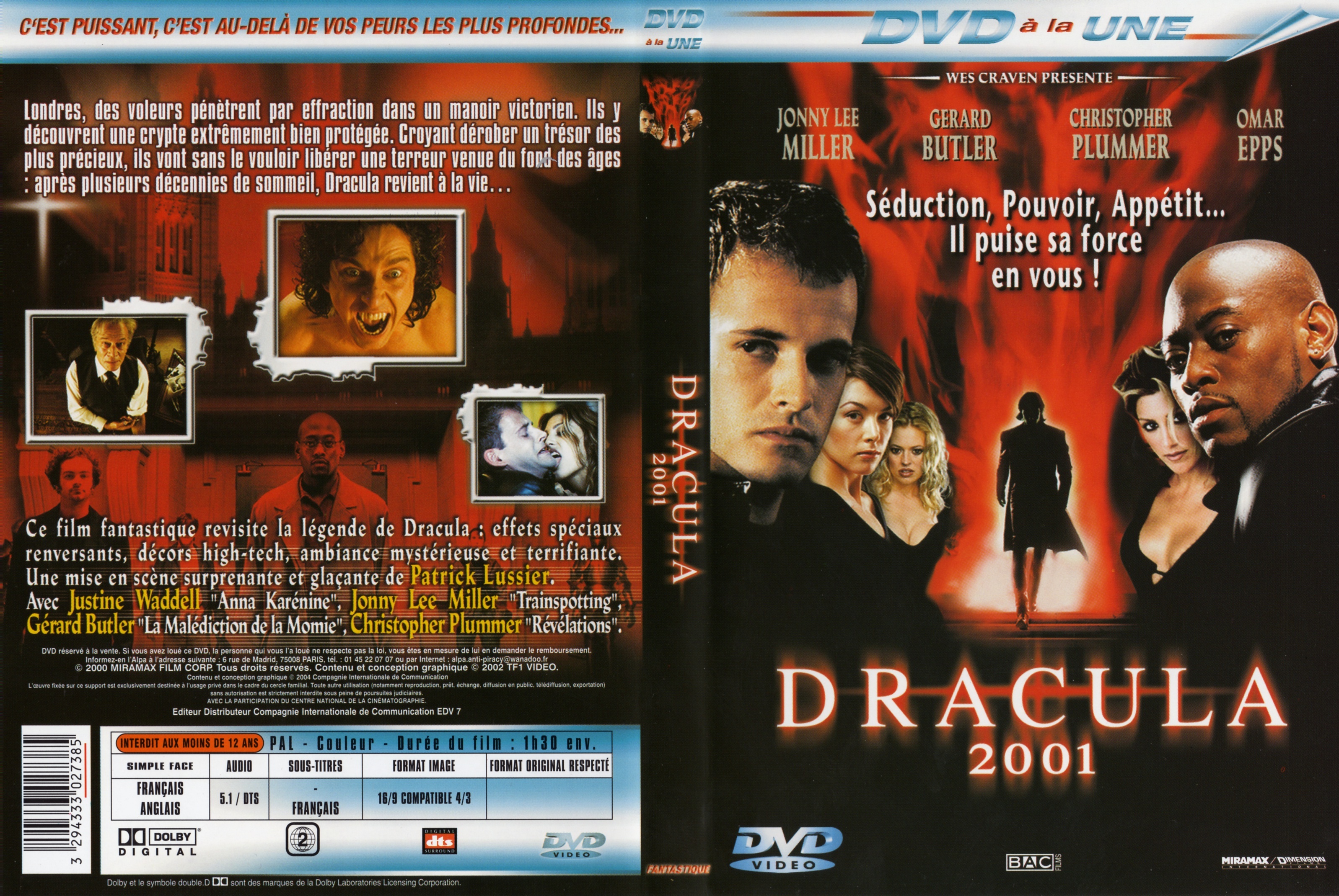 Jaquette DVD Dracula 2001