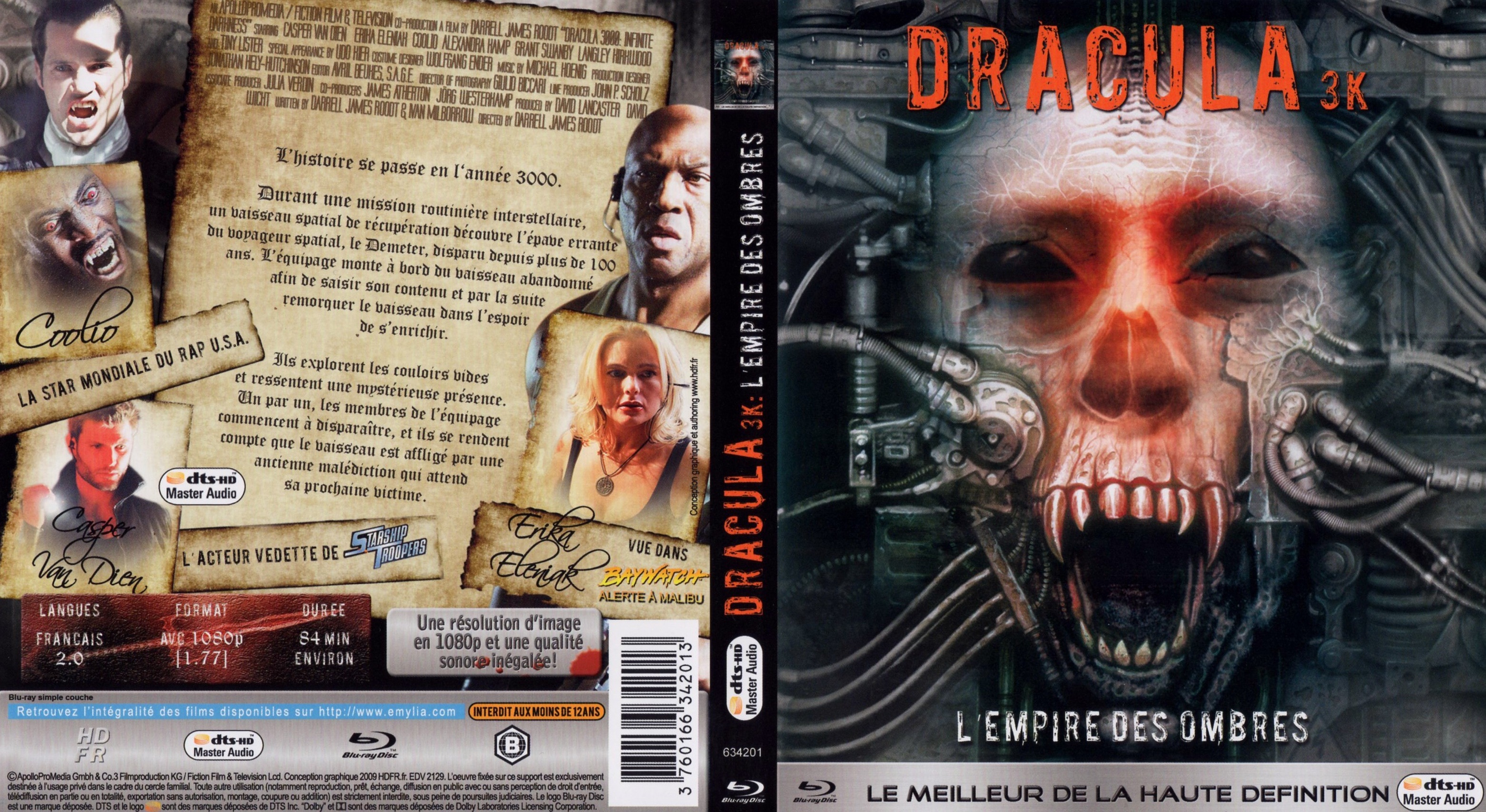 Jaquette DVD Dracula 3K (BLU-RAY)