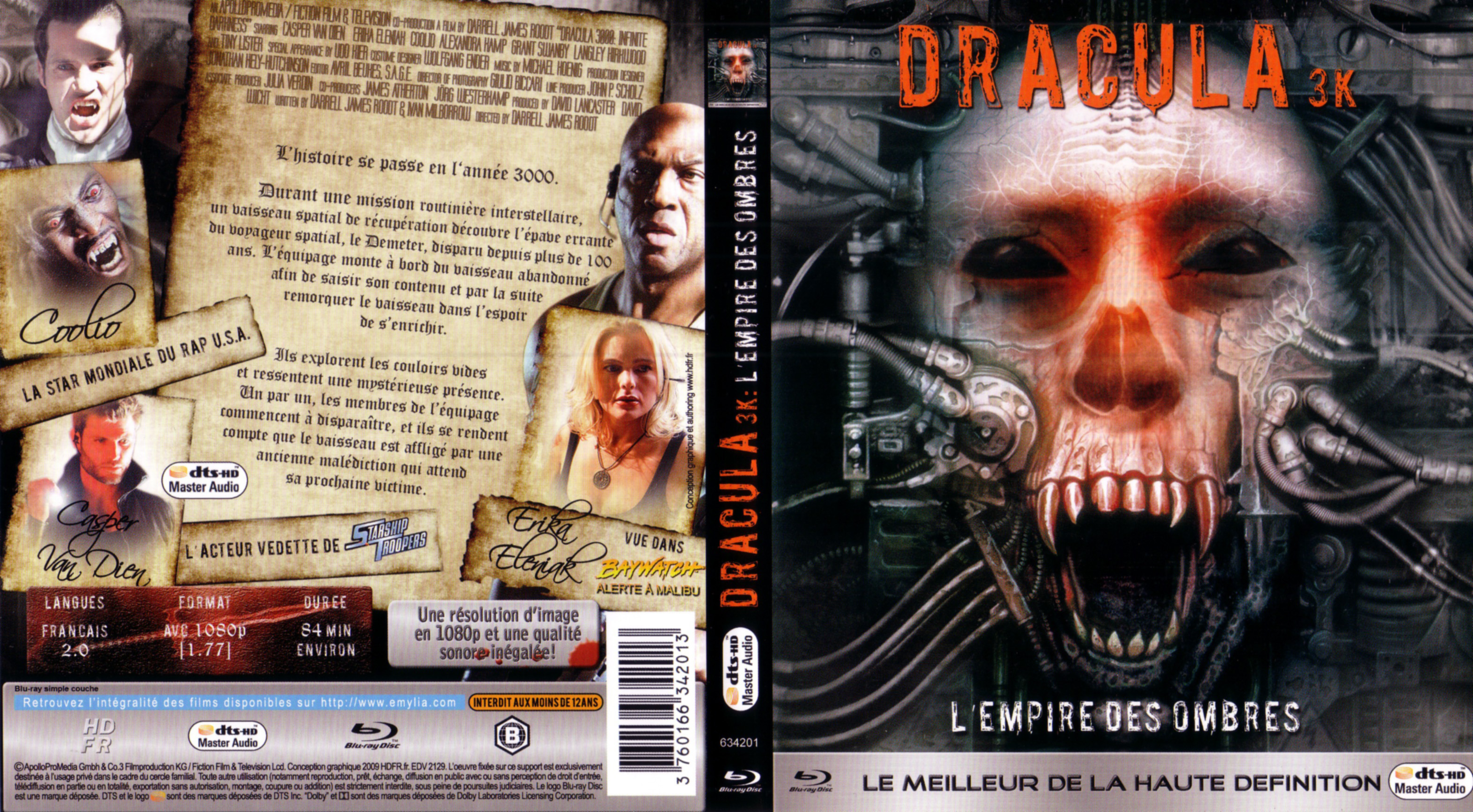 Jaquette DVD Dracula 3K - l