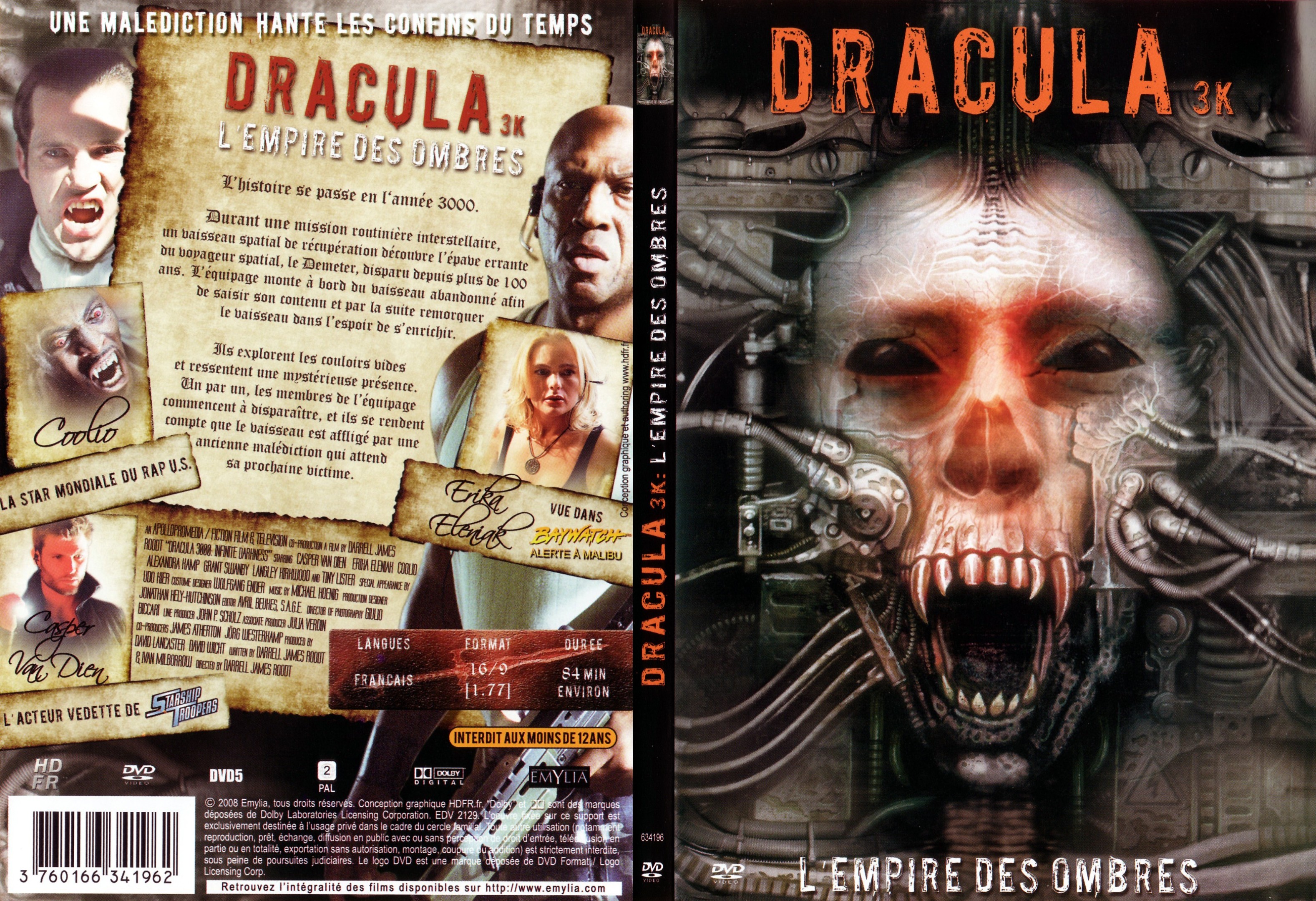 Jaquette DVD Dracula 3k L