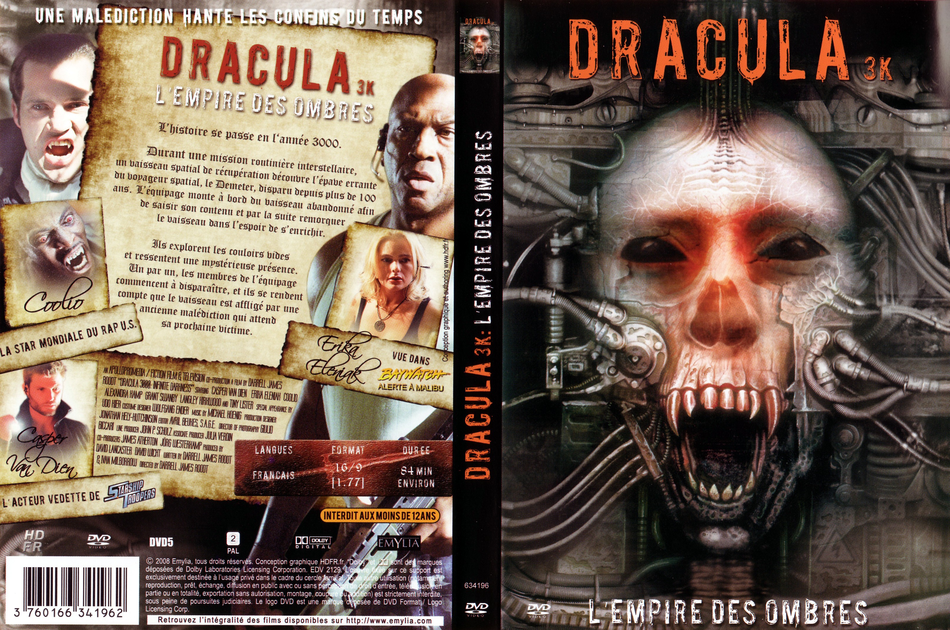 Jaquette DVD Dracula 3k l