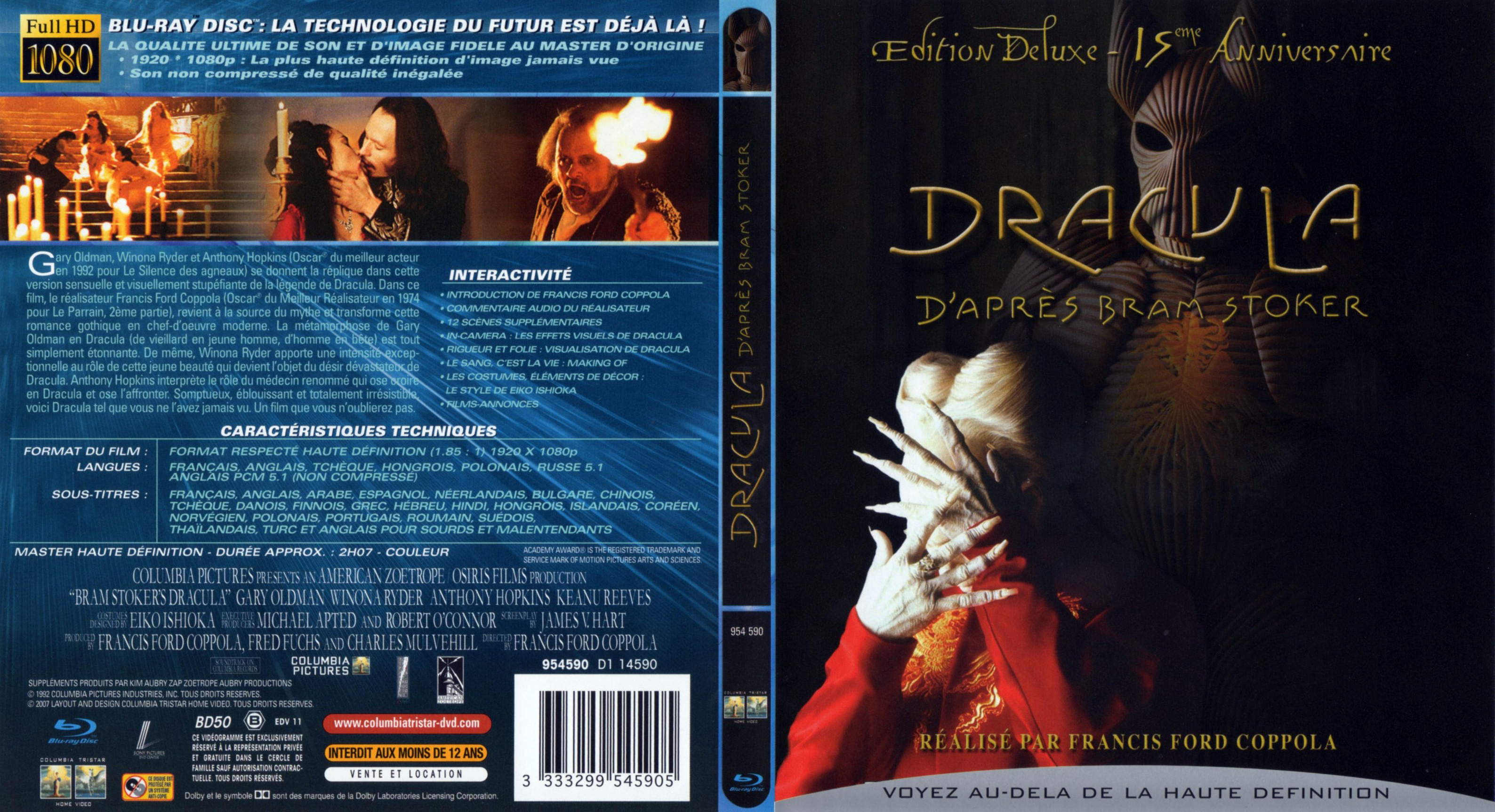 Jaquette DVD Dracula (BLU-RAY) v2