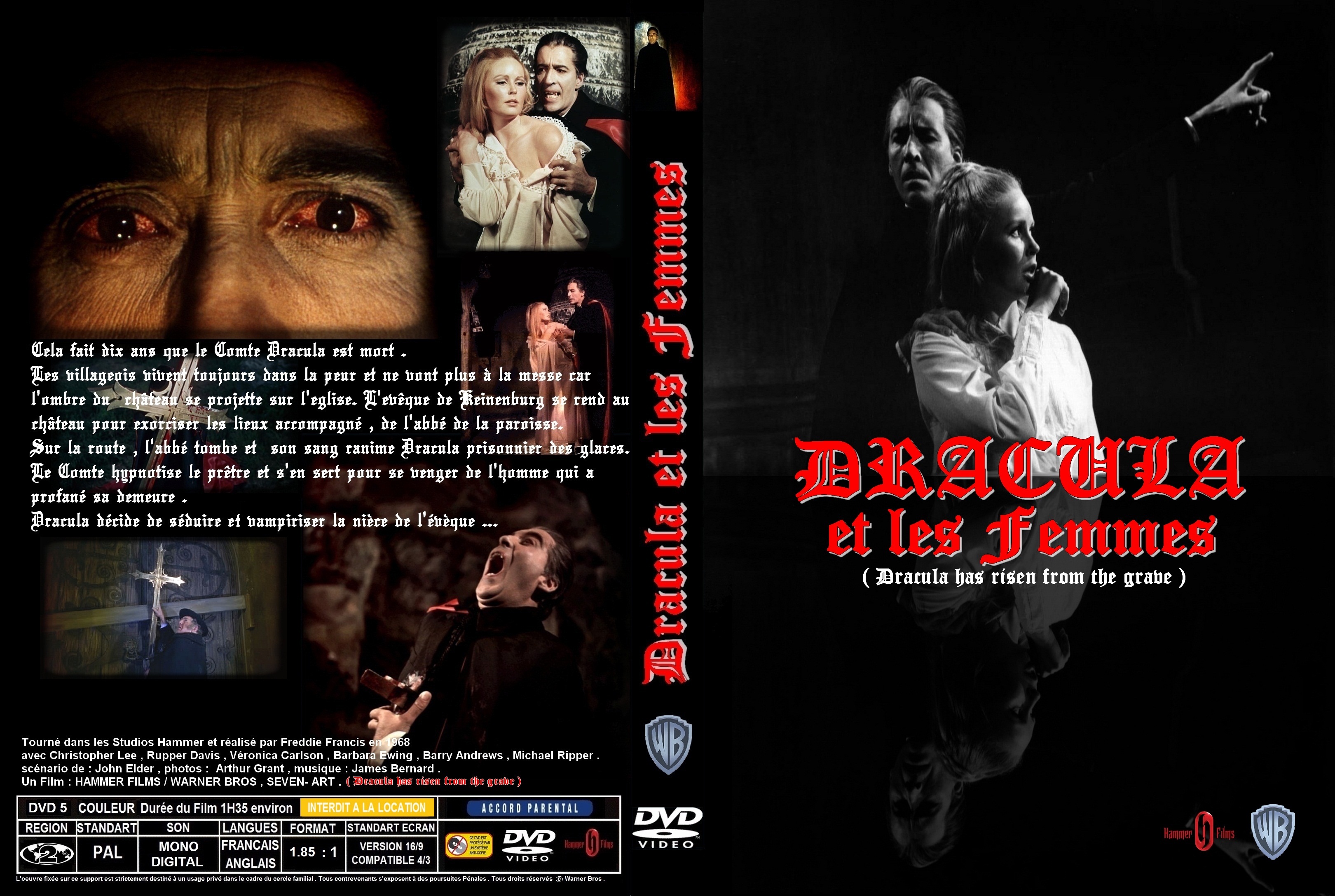 Jaquette DVD Dracula et les femmes custom