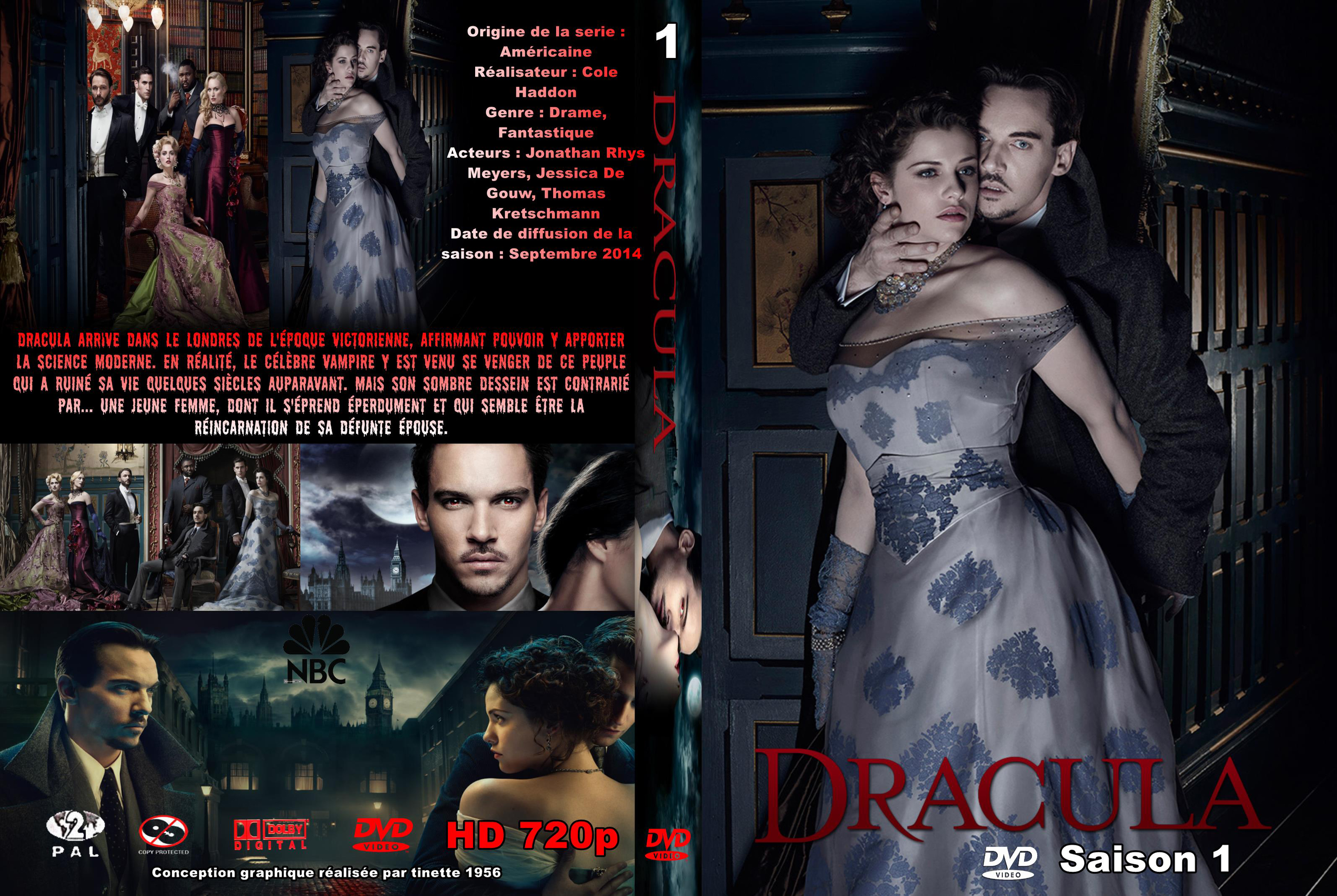 Jaquette DVD Dracula saison 1 custom