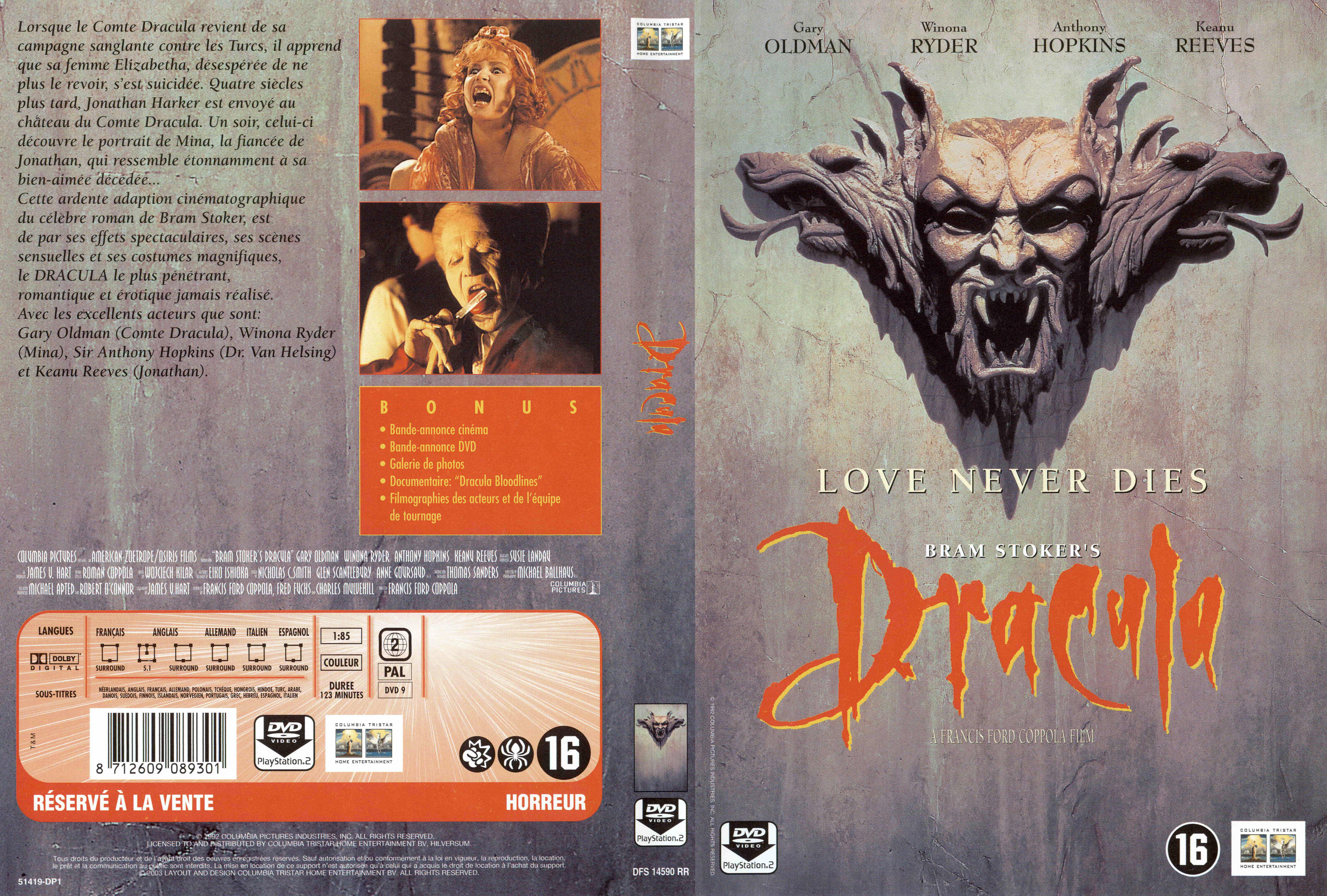 Jaquette DVD Dracula v2