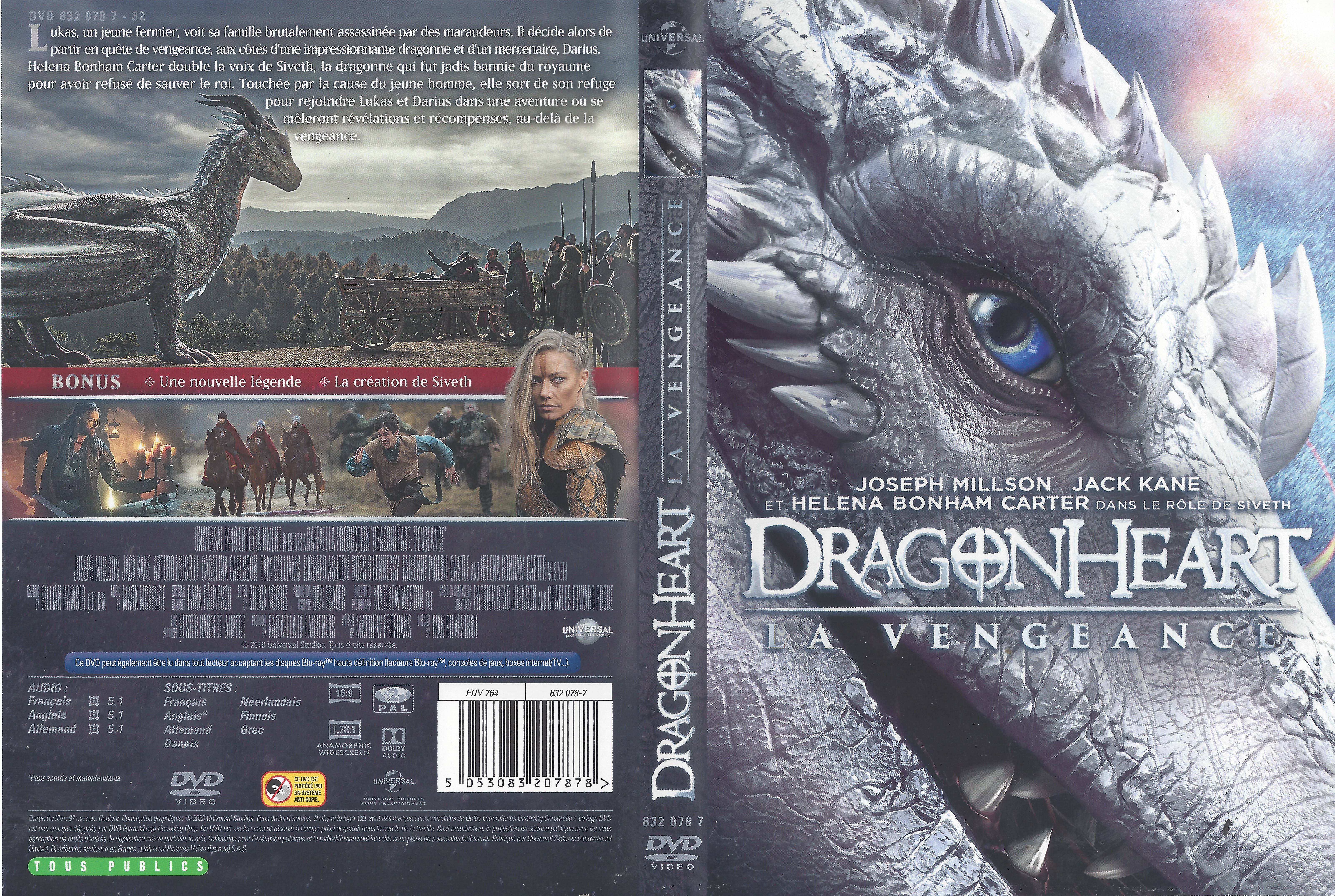 Jaquette DVD DragonHeart La Vengeance