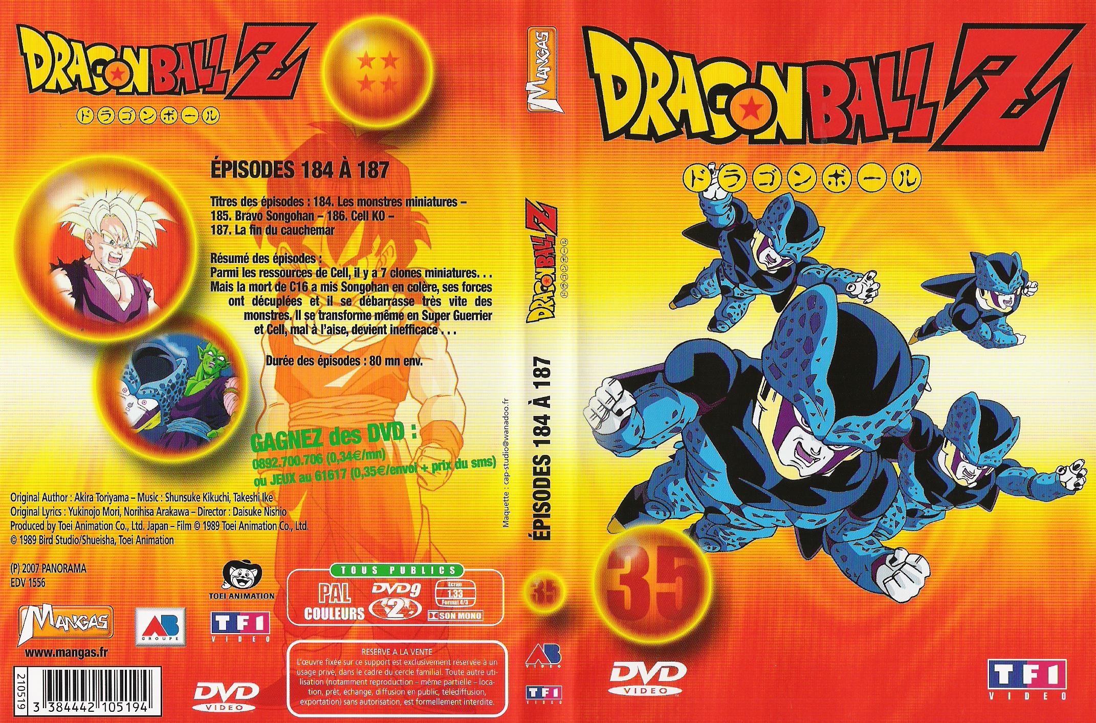 Jaquette DVD Dragon Ball Z Vol 35
