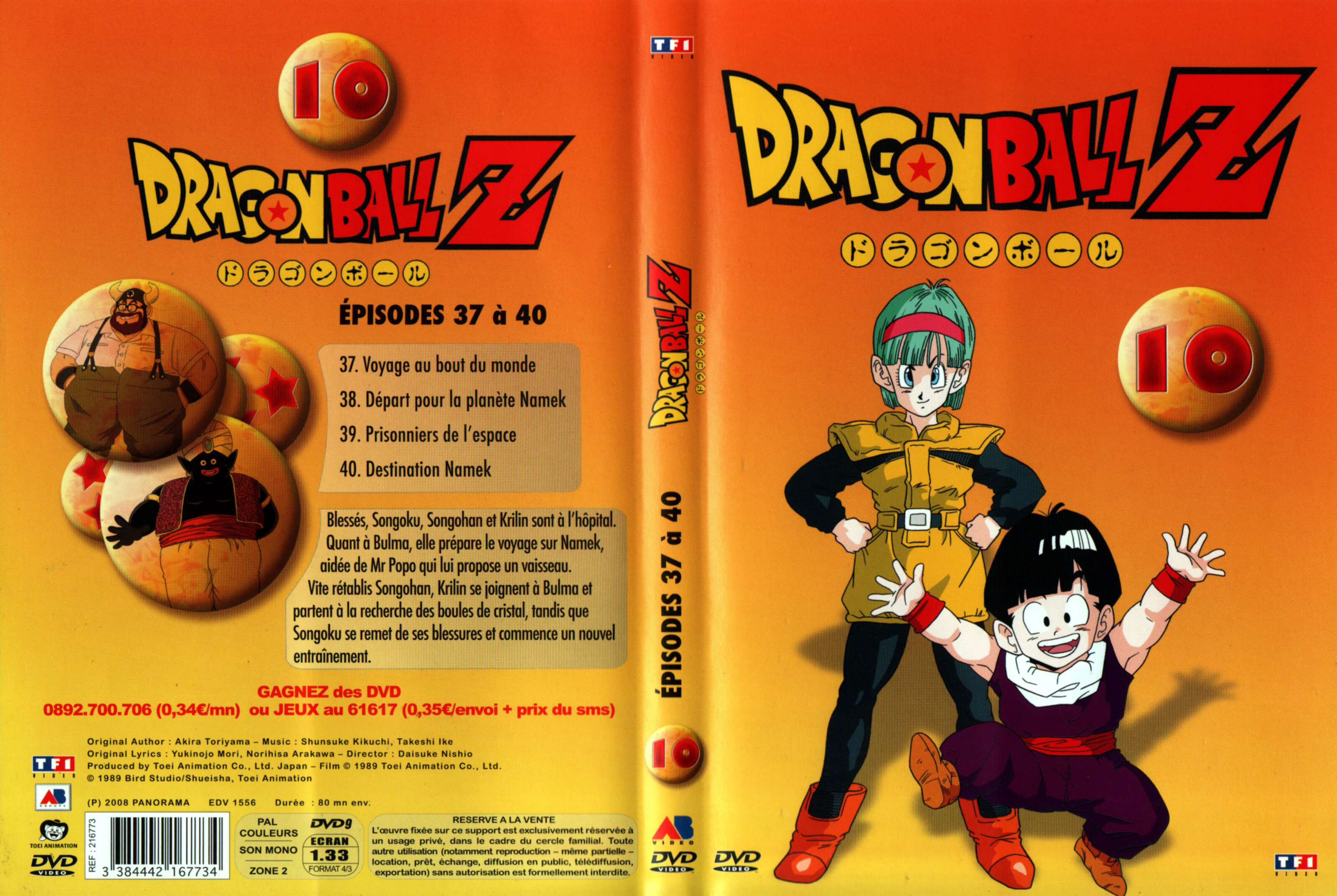 Jaquette DVD Dragon Ball Z vol 10 v2