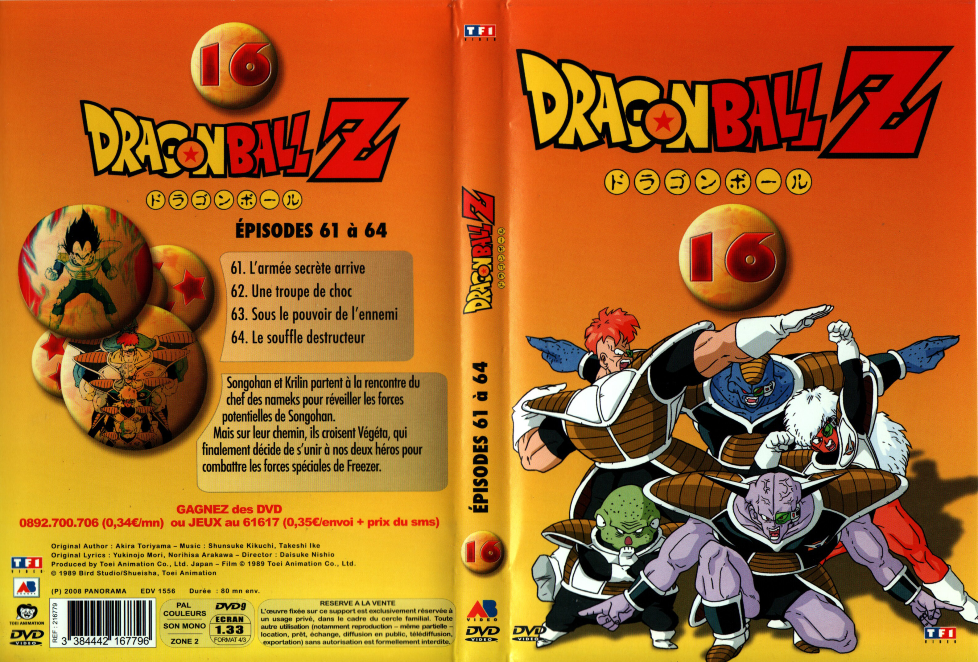 Jaquette DVD Dragon Ball Z vol 16 v2