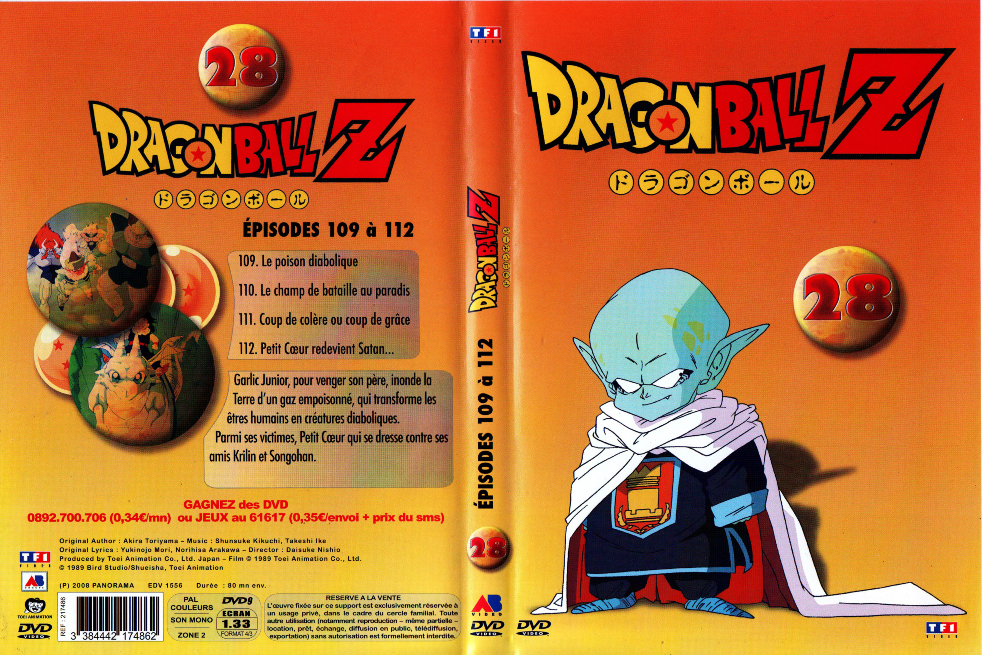 Jaquette DVD Dragon Ball Z vol 28 v2