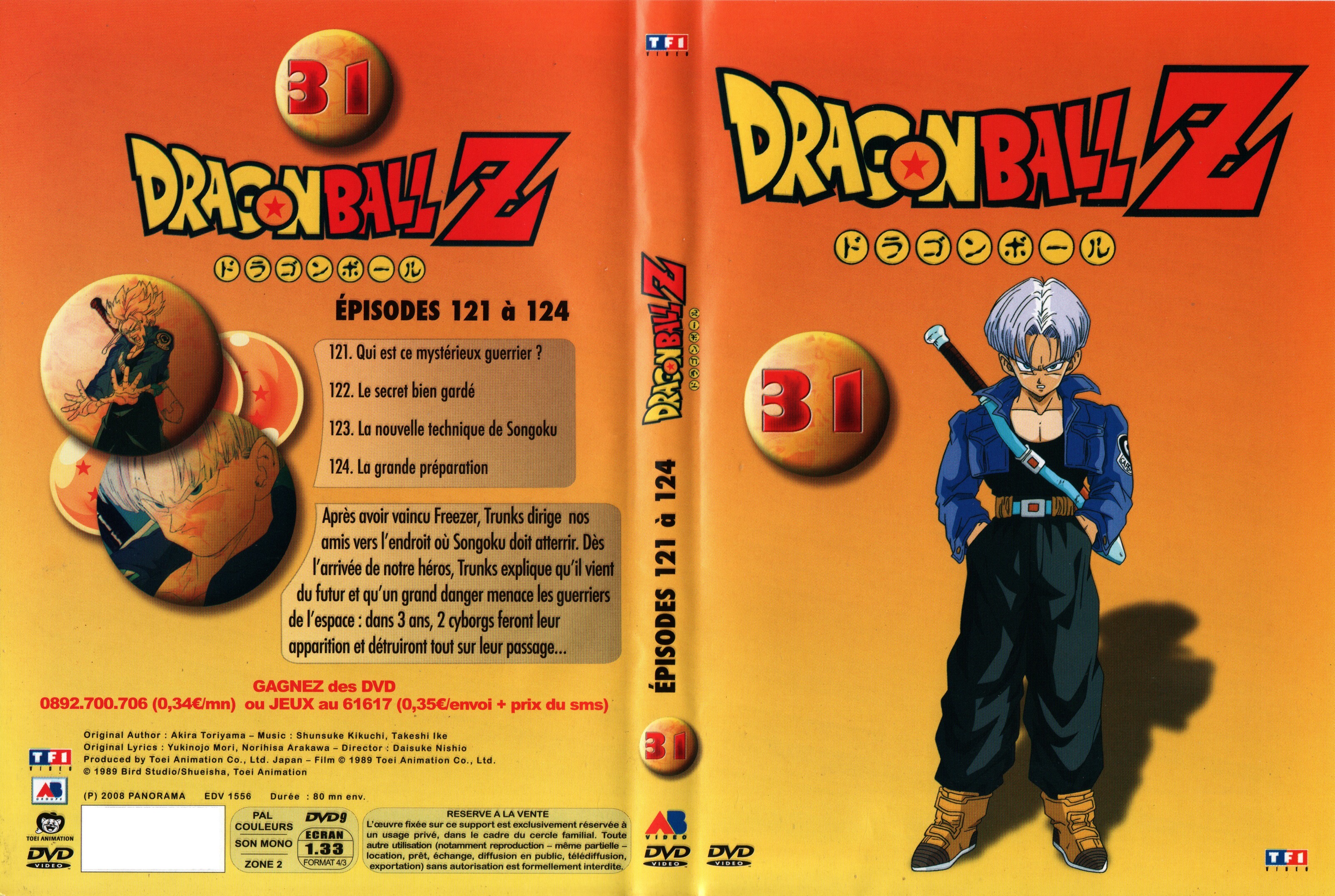 Jaquette DVD Dragon Ball Z vol 31 v2