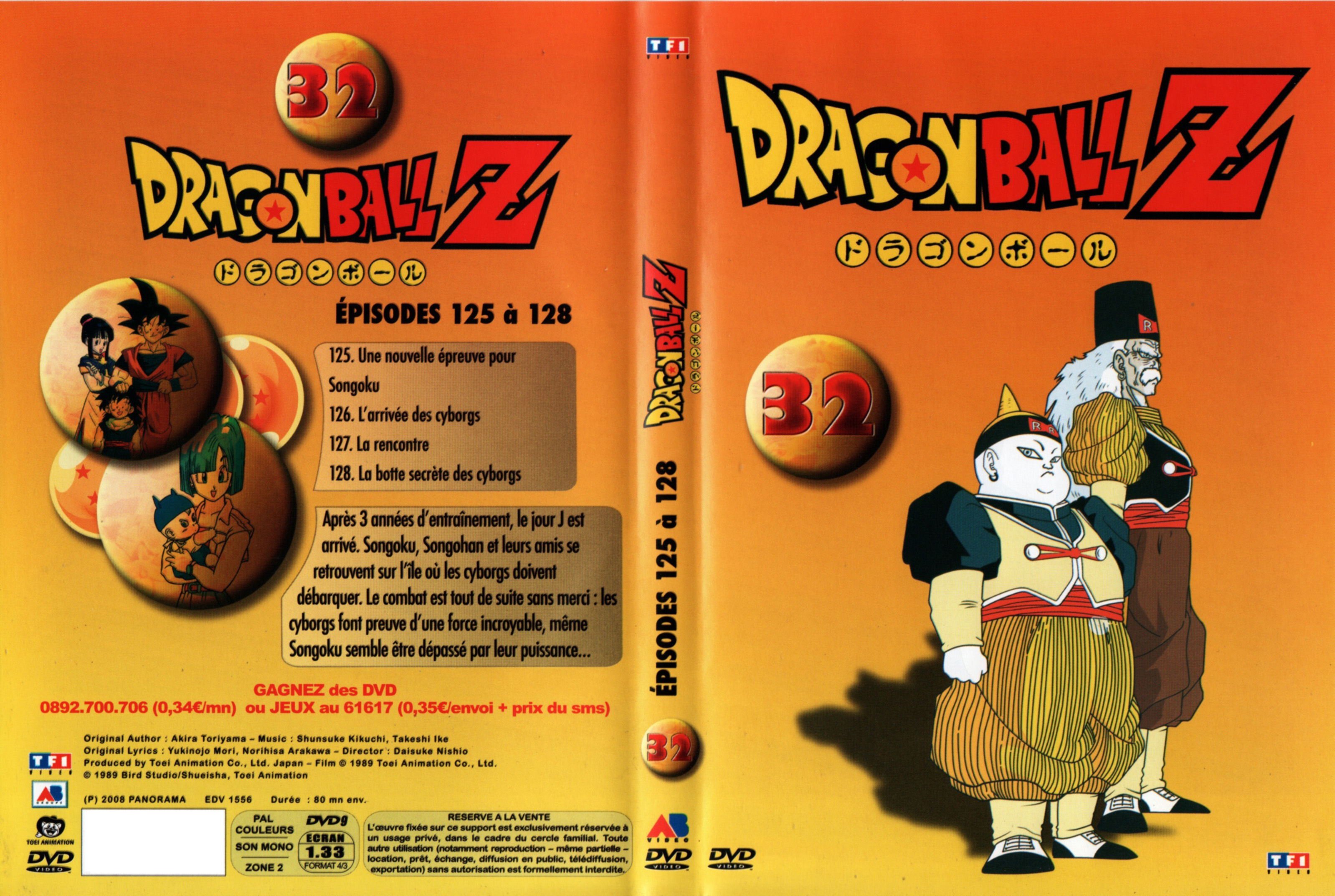 Jaquette DVD Dragon Ball Z vol 32 v2