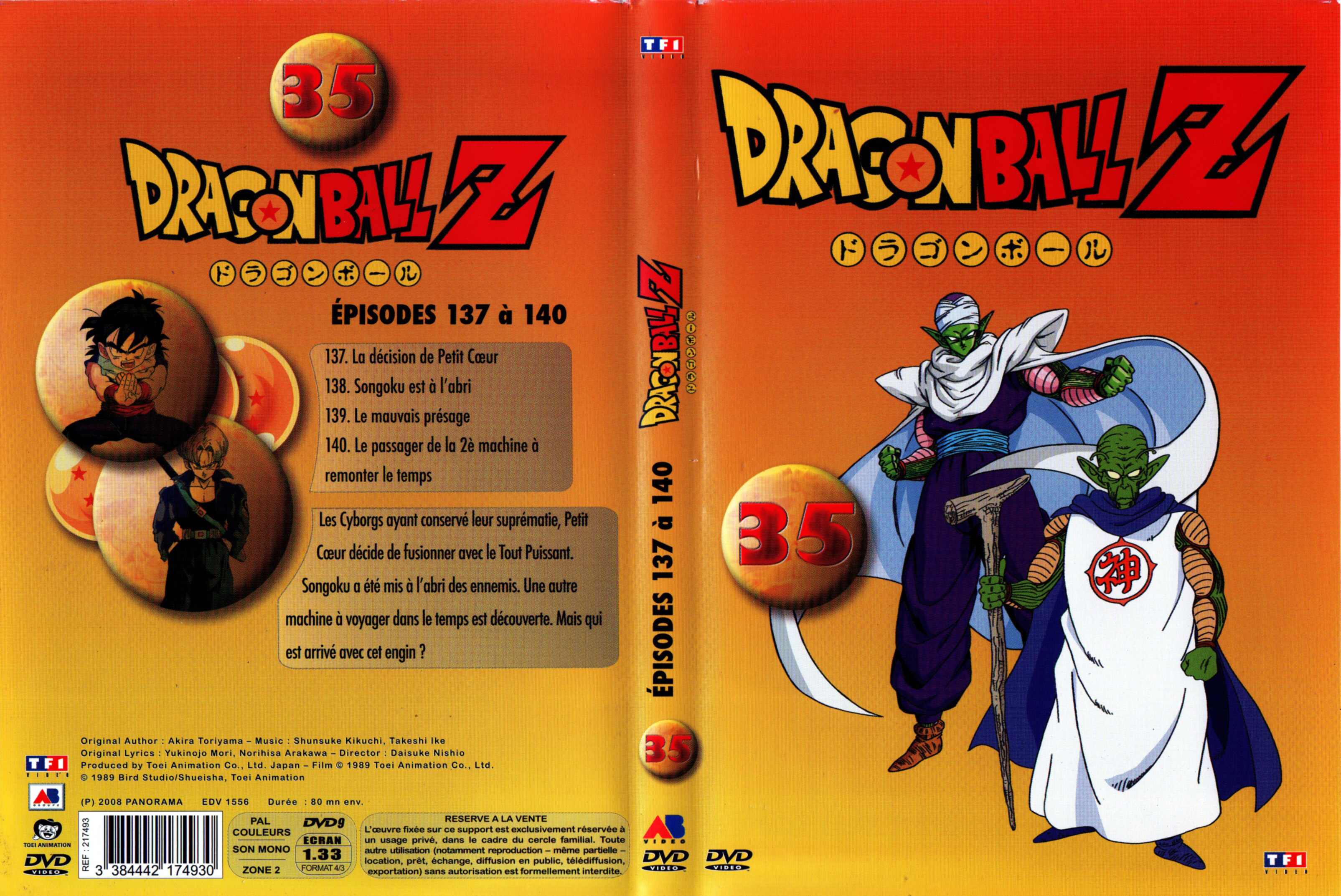 Jaquette DVD Dragon Ball Z vol 35 v2