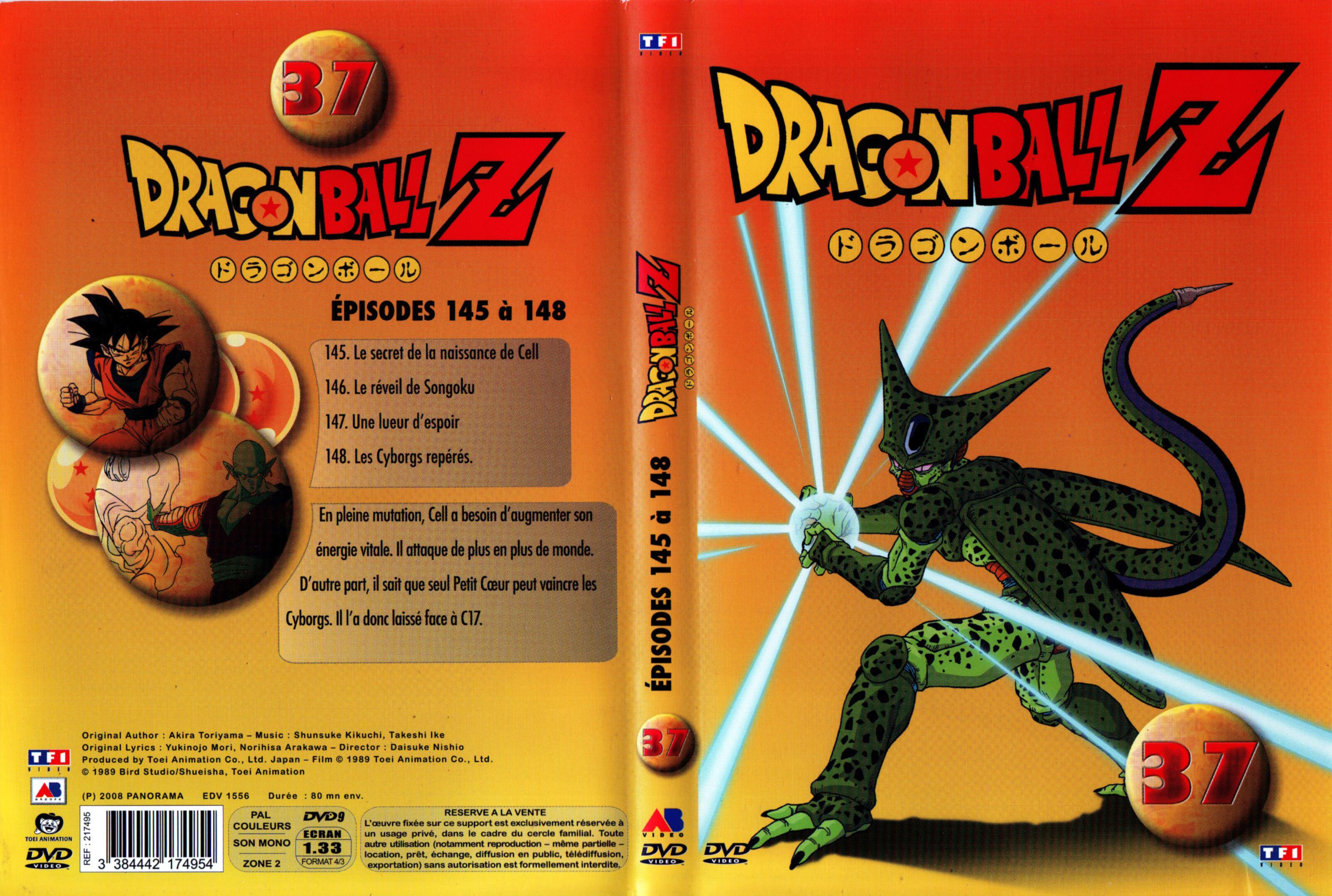 Jaquette DVD Dragon Ball Z vol 37 v2