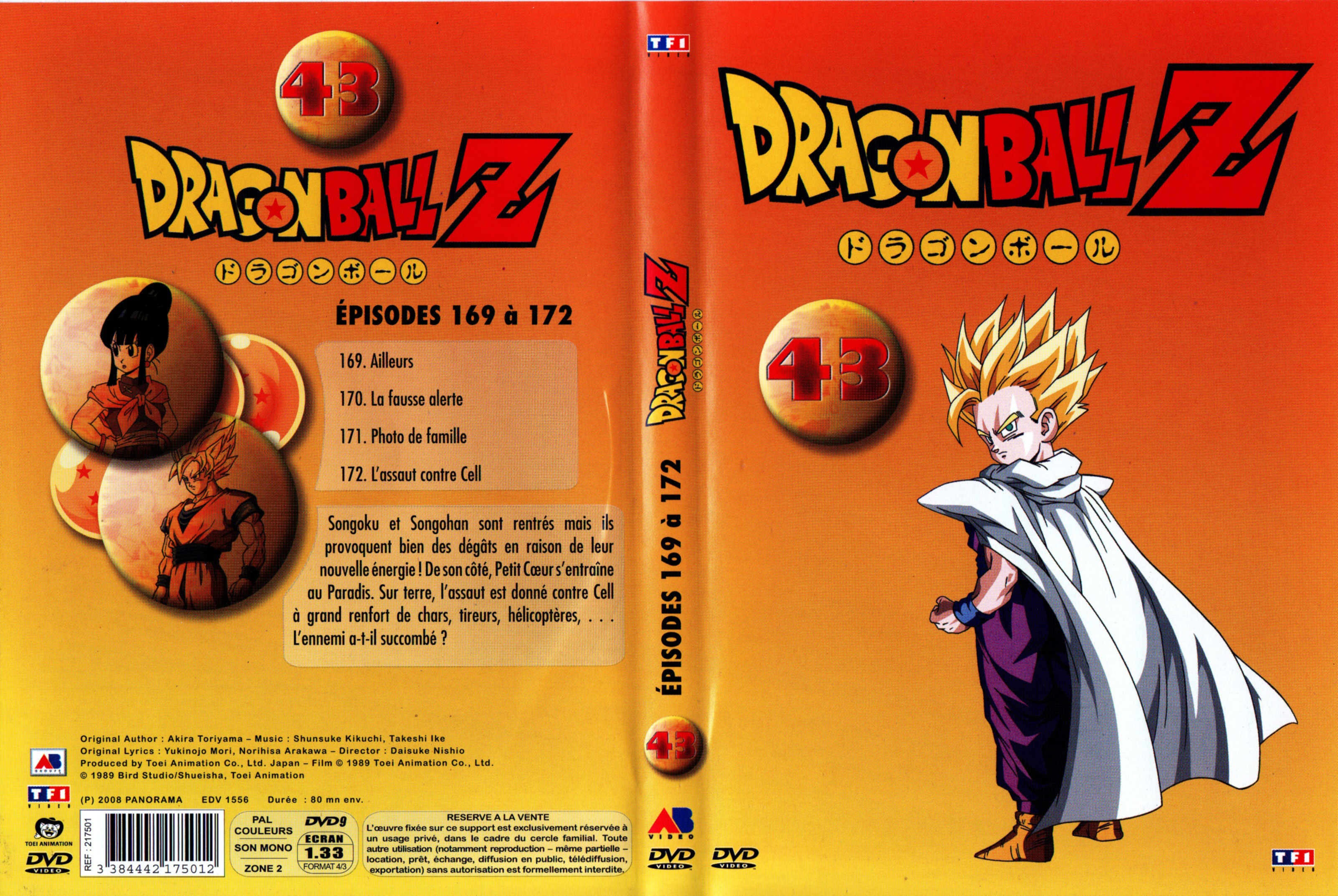 Jaquette DVD Dragon Ball Z vol 43 v2