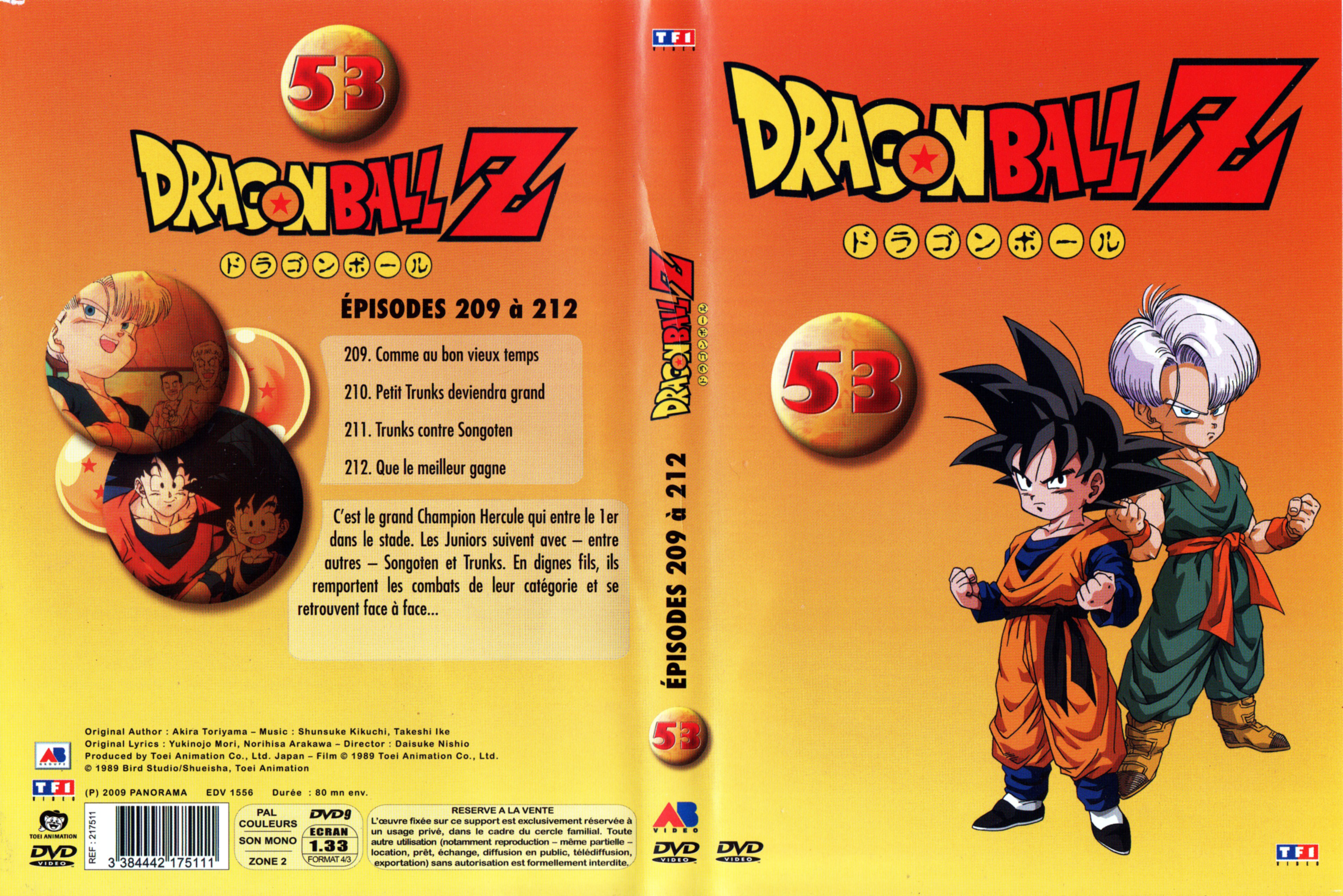 Jaquette DVD Dragon Ball Z vol 53