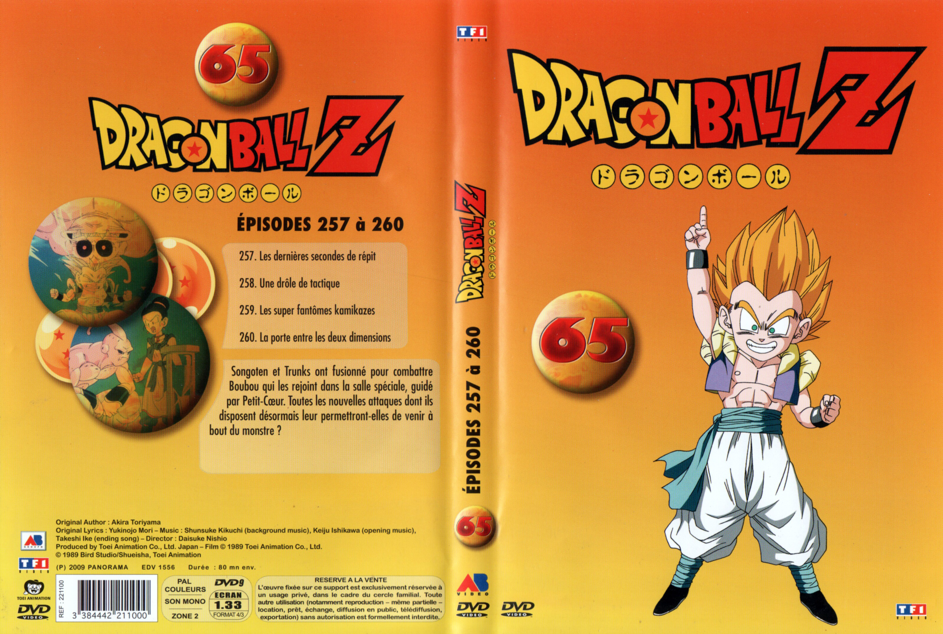 Jaquette DVD Dragon Ball Z vol 65
