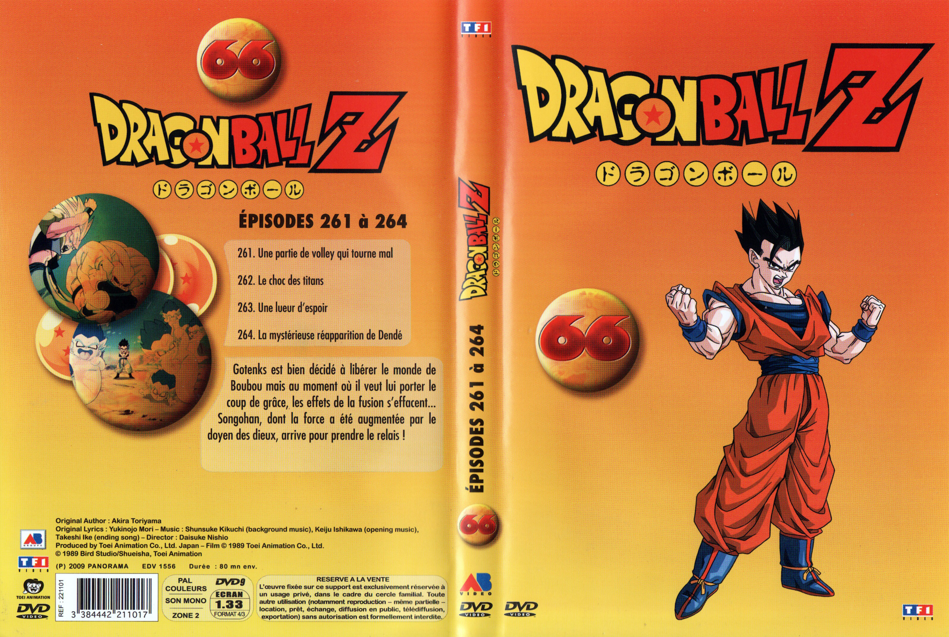 Jaquette DVD Dragon Ball Z vol 66