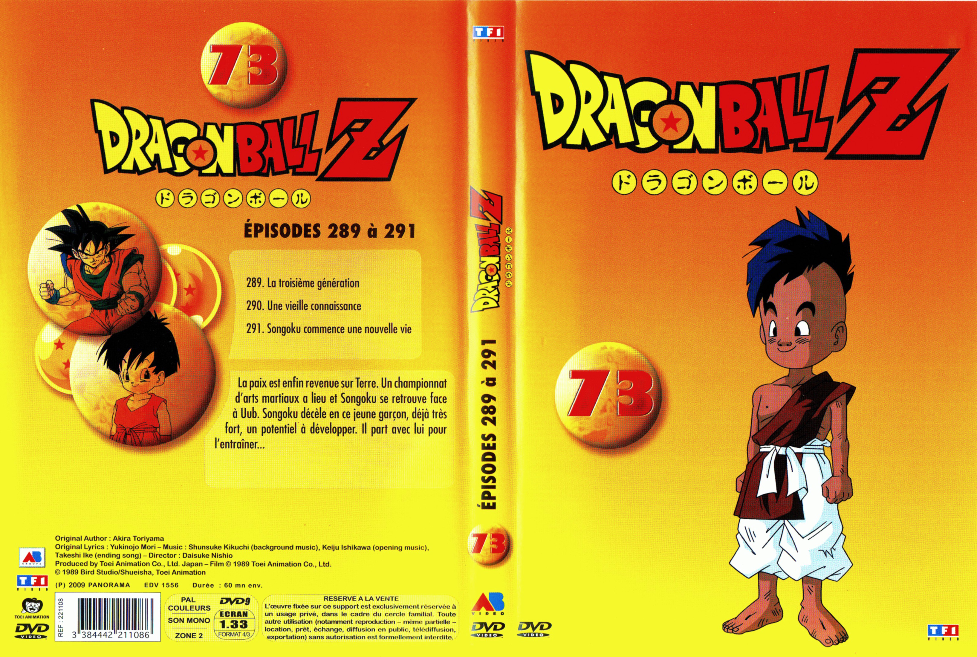 Jaquette DVD Dragon Ball Z vol 73