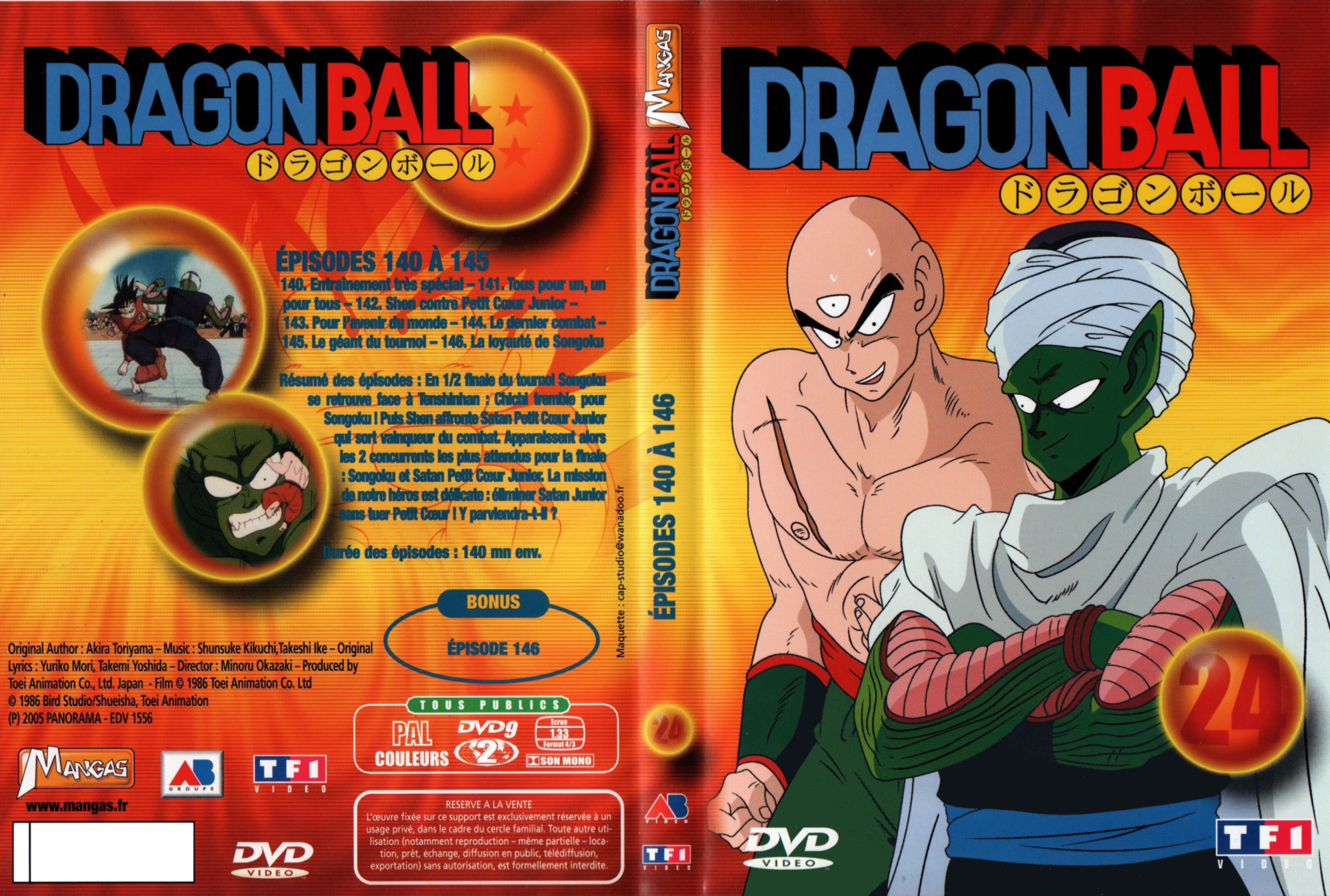 Jaquette DVD Dragon Ball vol 24 v2