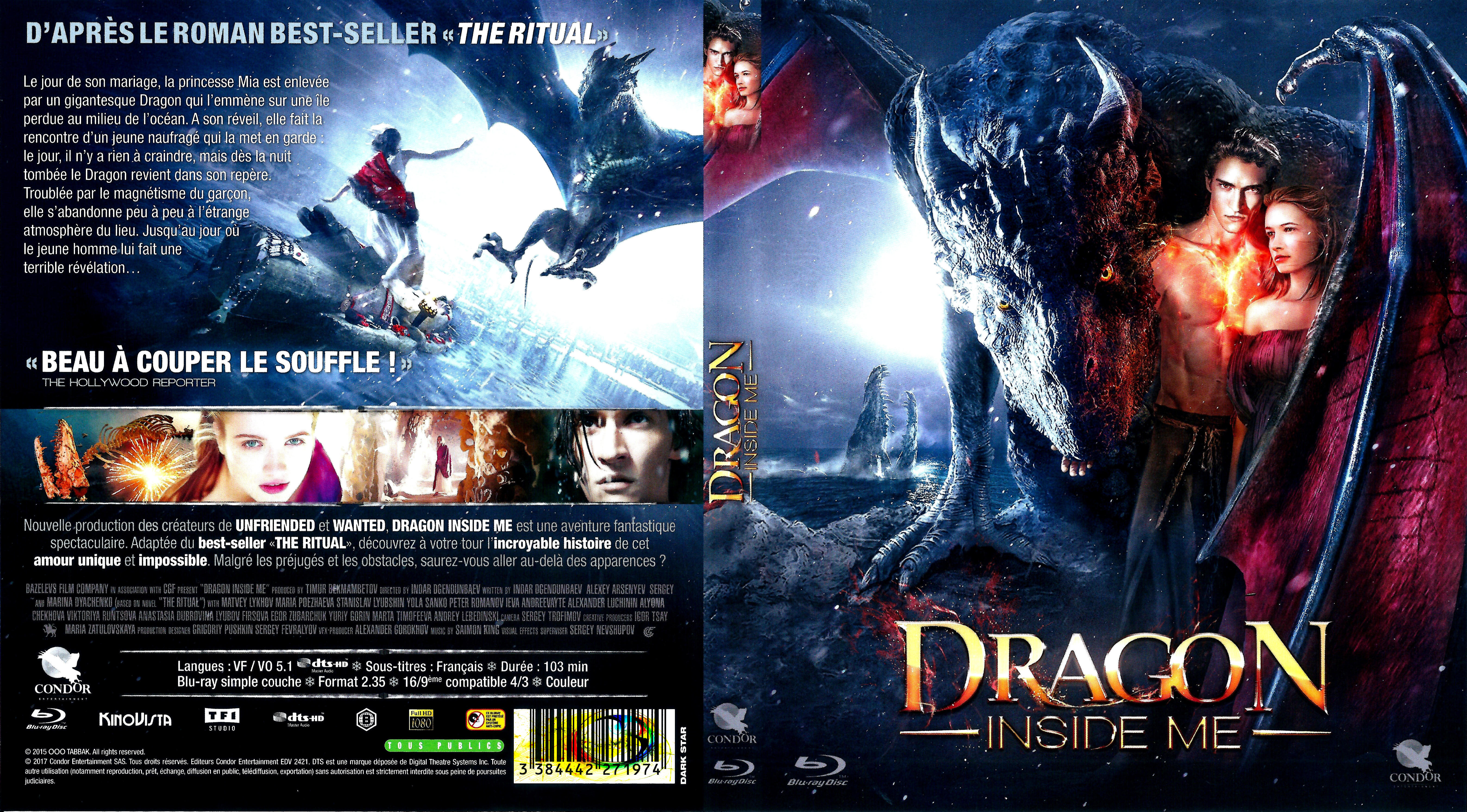 Jaquette DVD Dragon Inside Me (BLU-RAY)