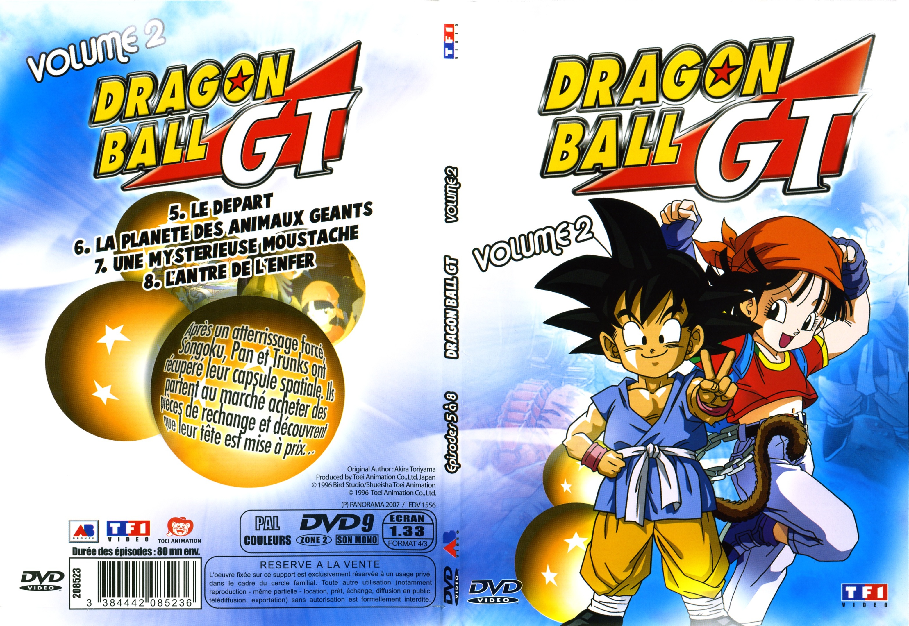 Jaquette DVD Dragon ball GT vol 02