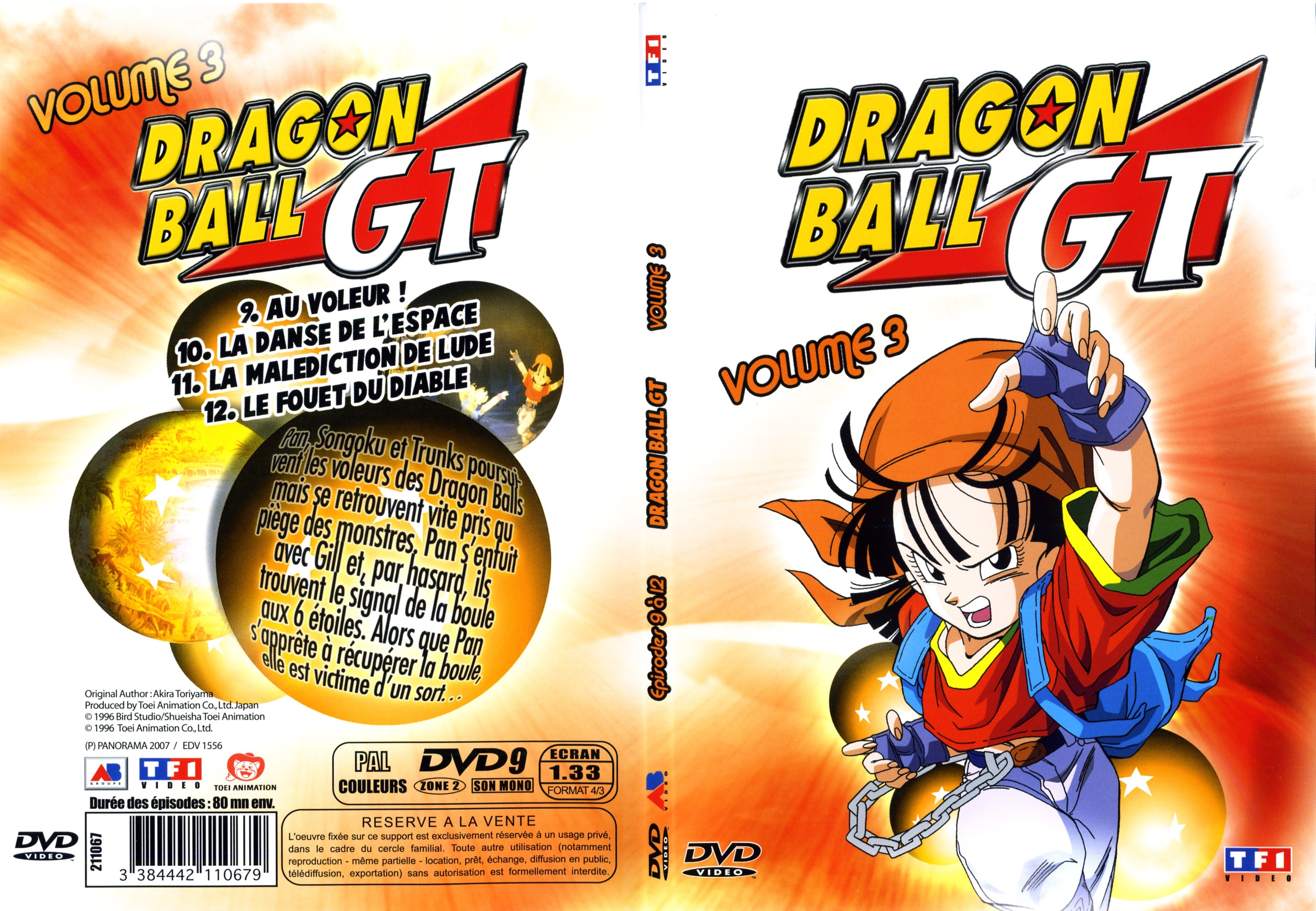 Jaquette DVD Dragon ball GT vol 03