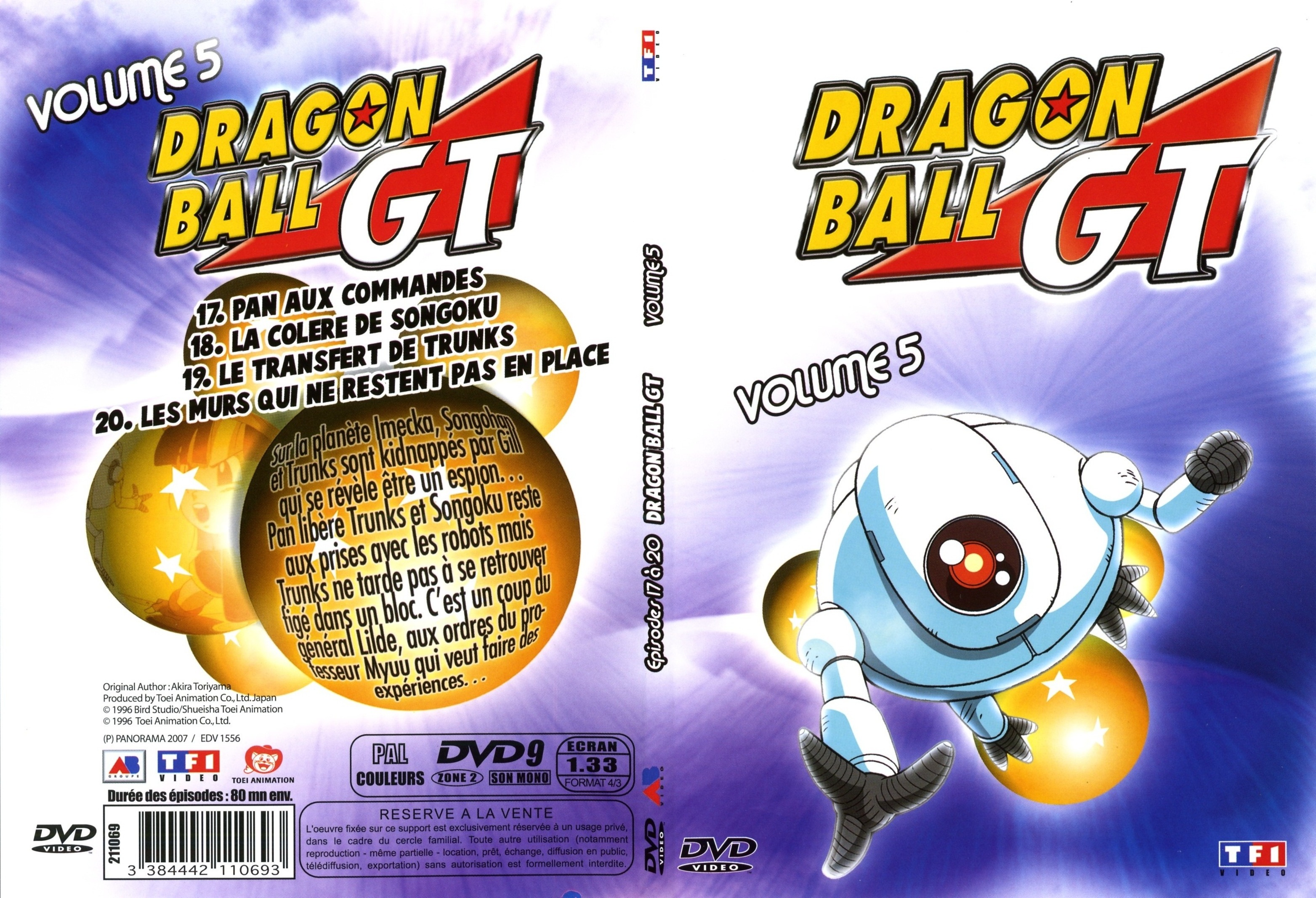 Jaquette DVD Dragon ball GT vol 05