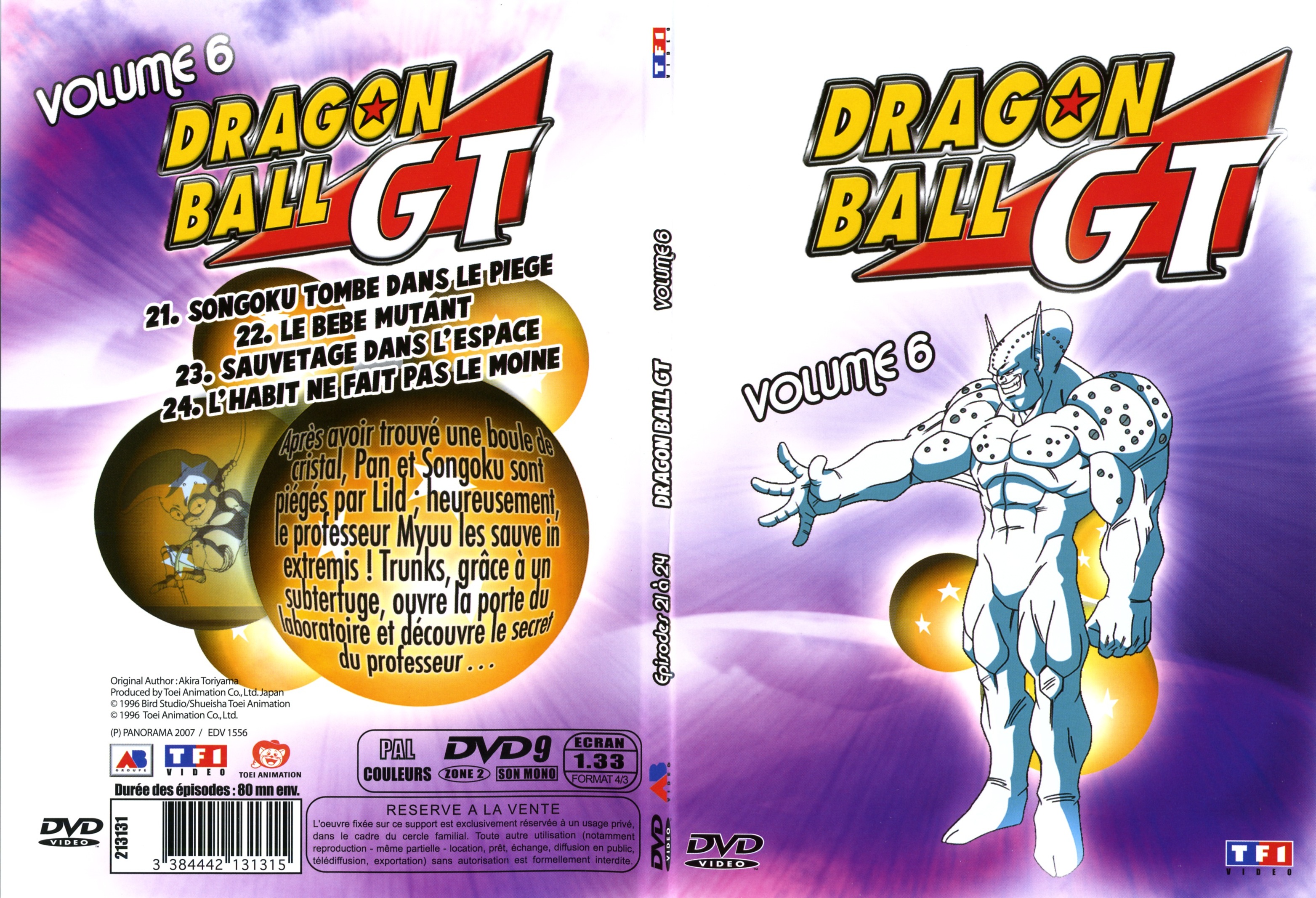 Jaquette DVD Dragon ball GT vol 06