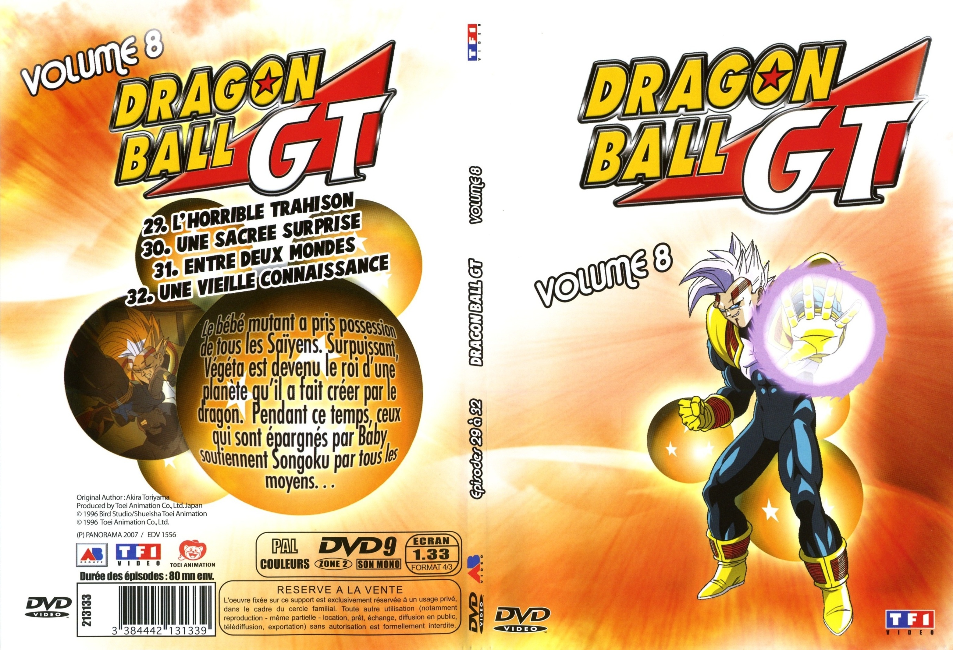Jaquette DVD Dragon ball GT vol 08