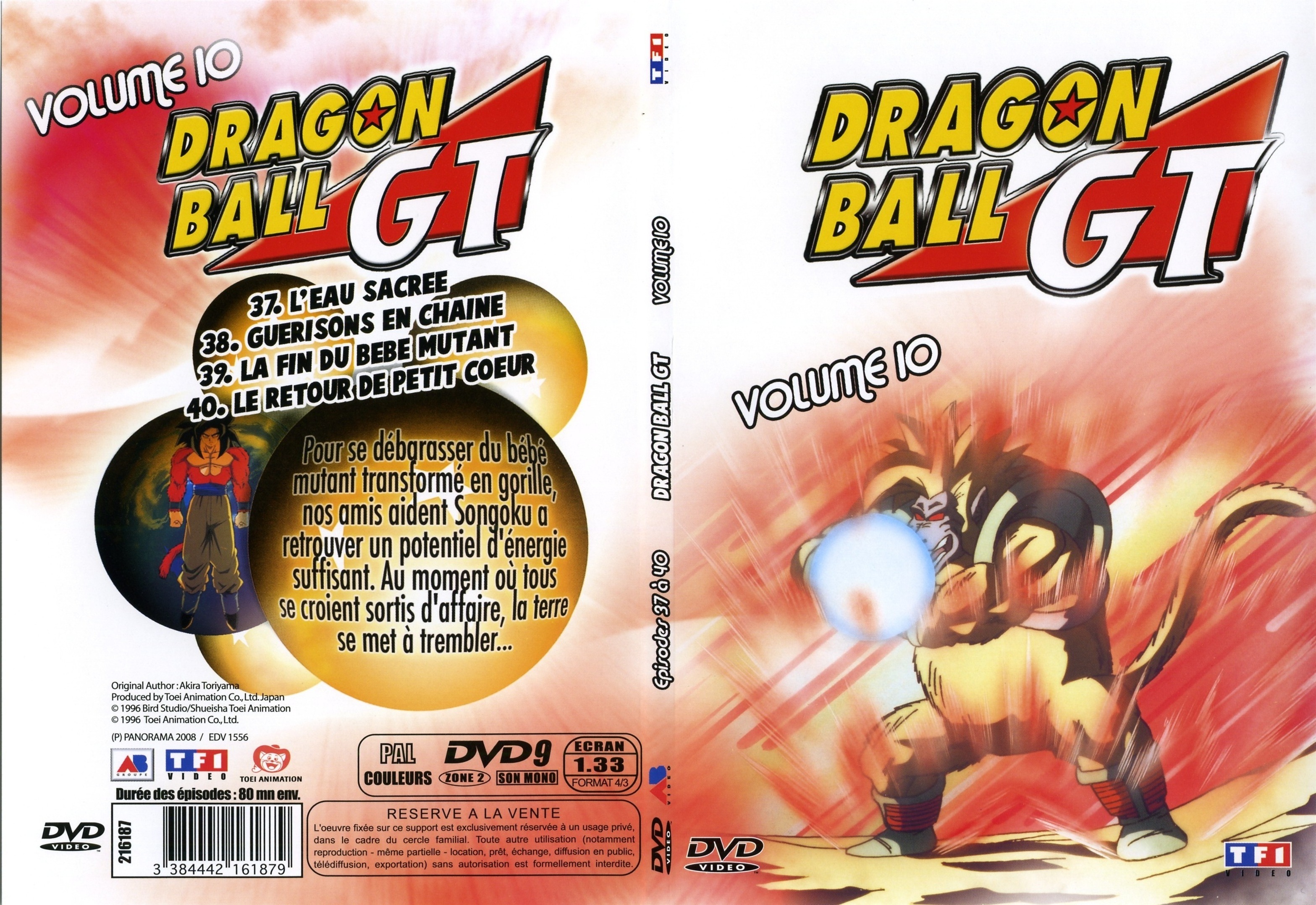 Jaquette DVD Dragon ball GT vol 10