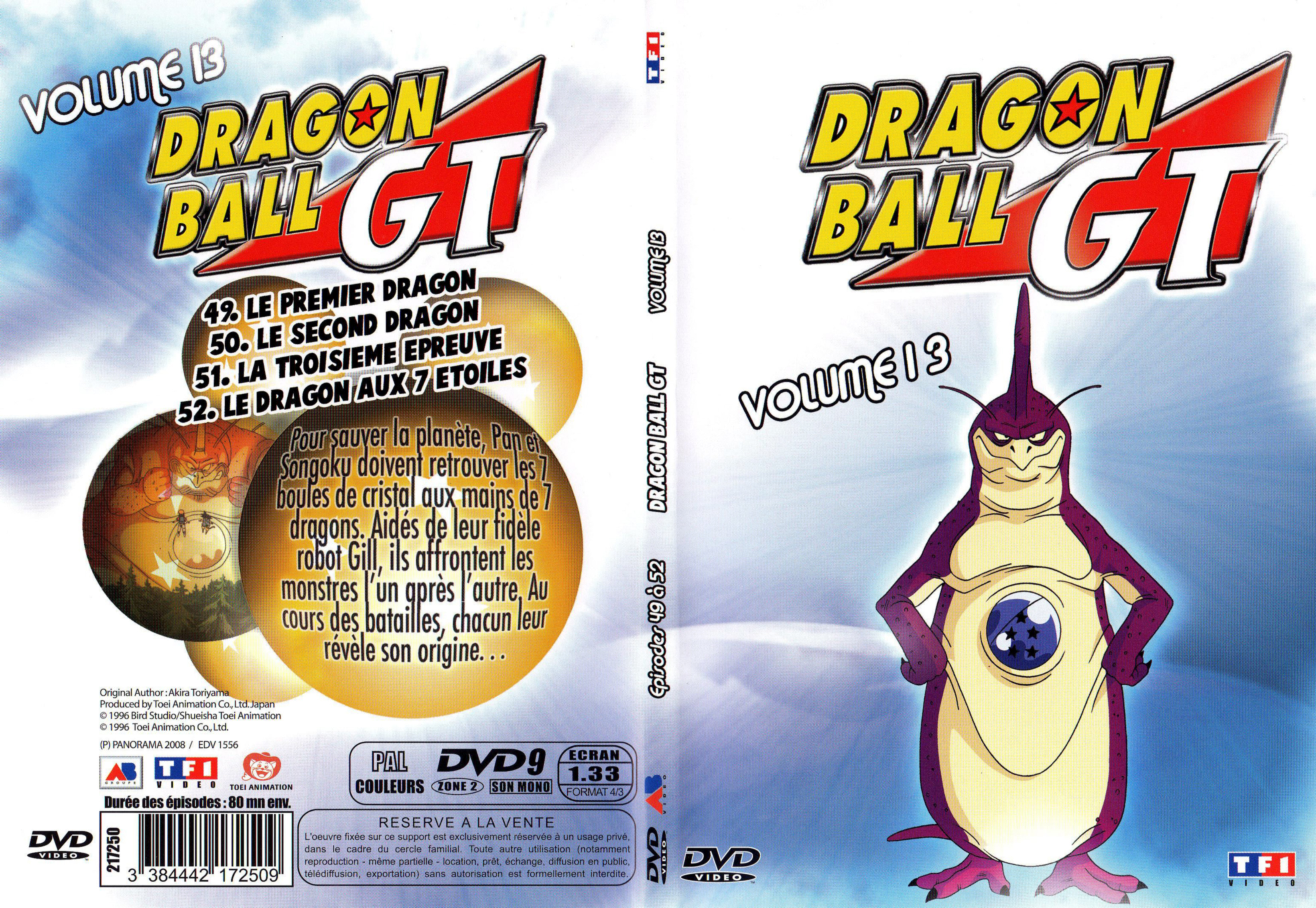 Jaquette DVD Dragon ball GT vol 13