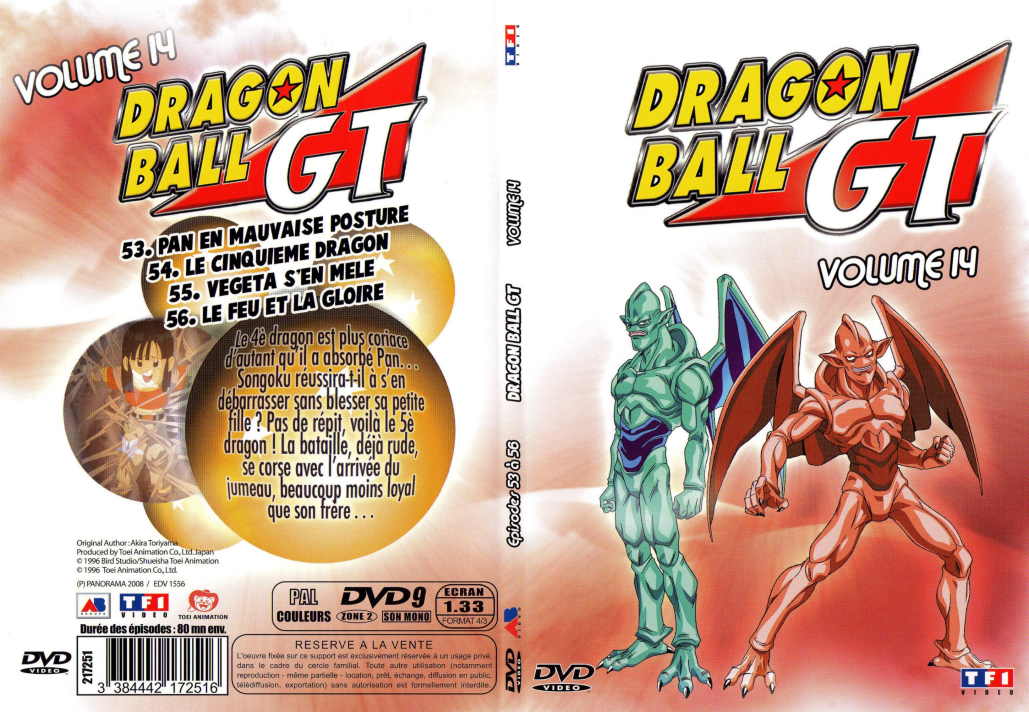 Jaquette DVD Dragon ball GT vol 14