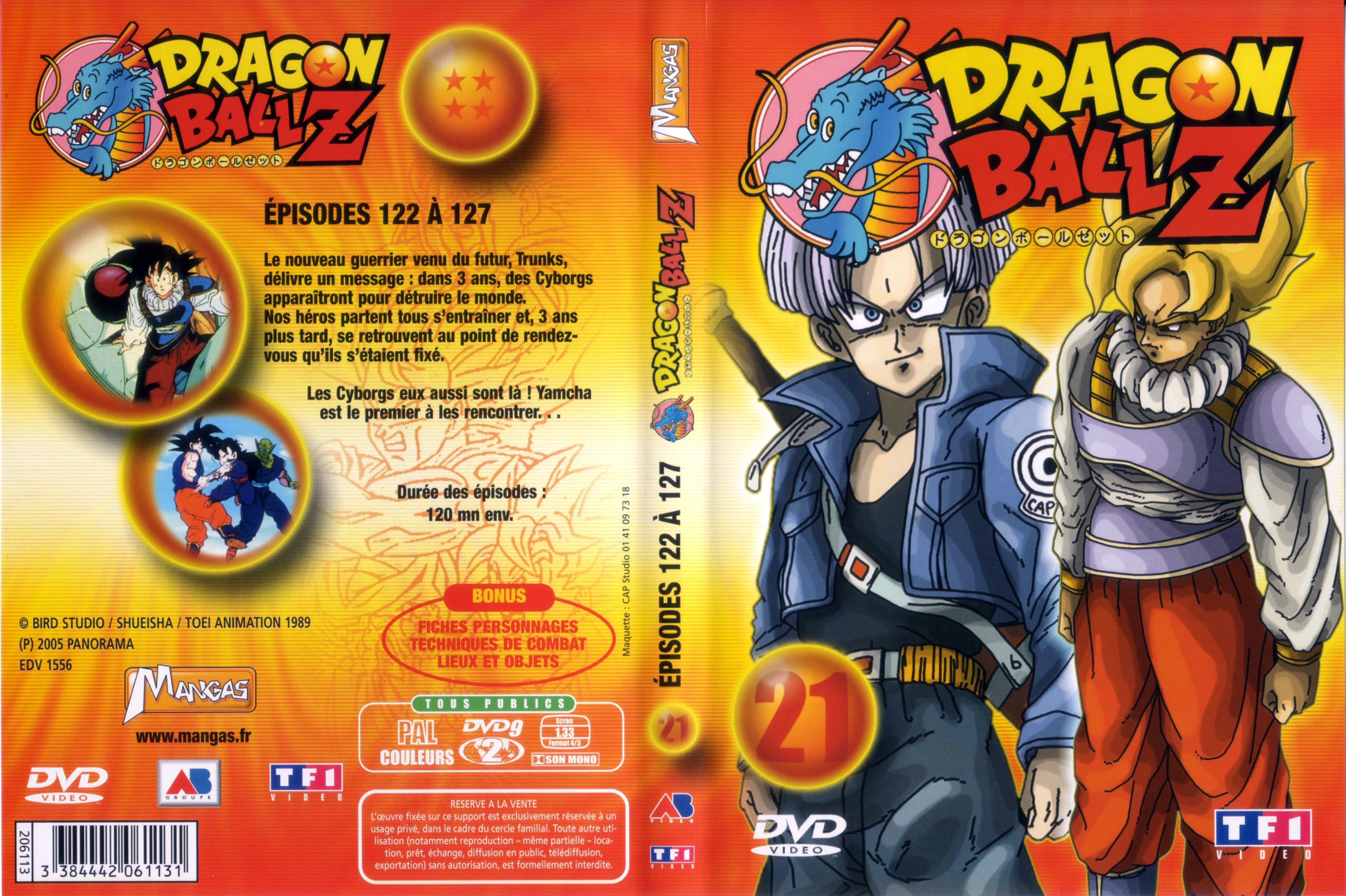 Jaquette DVD Dragon ball Z vol 21