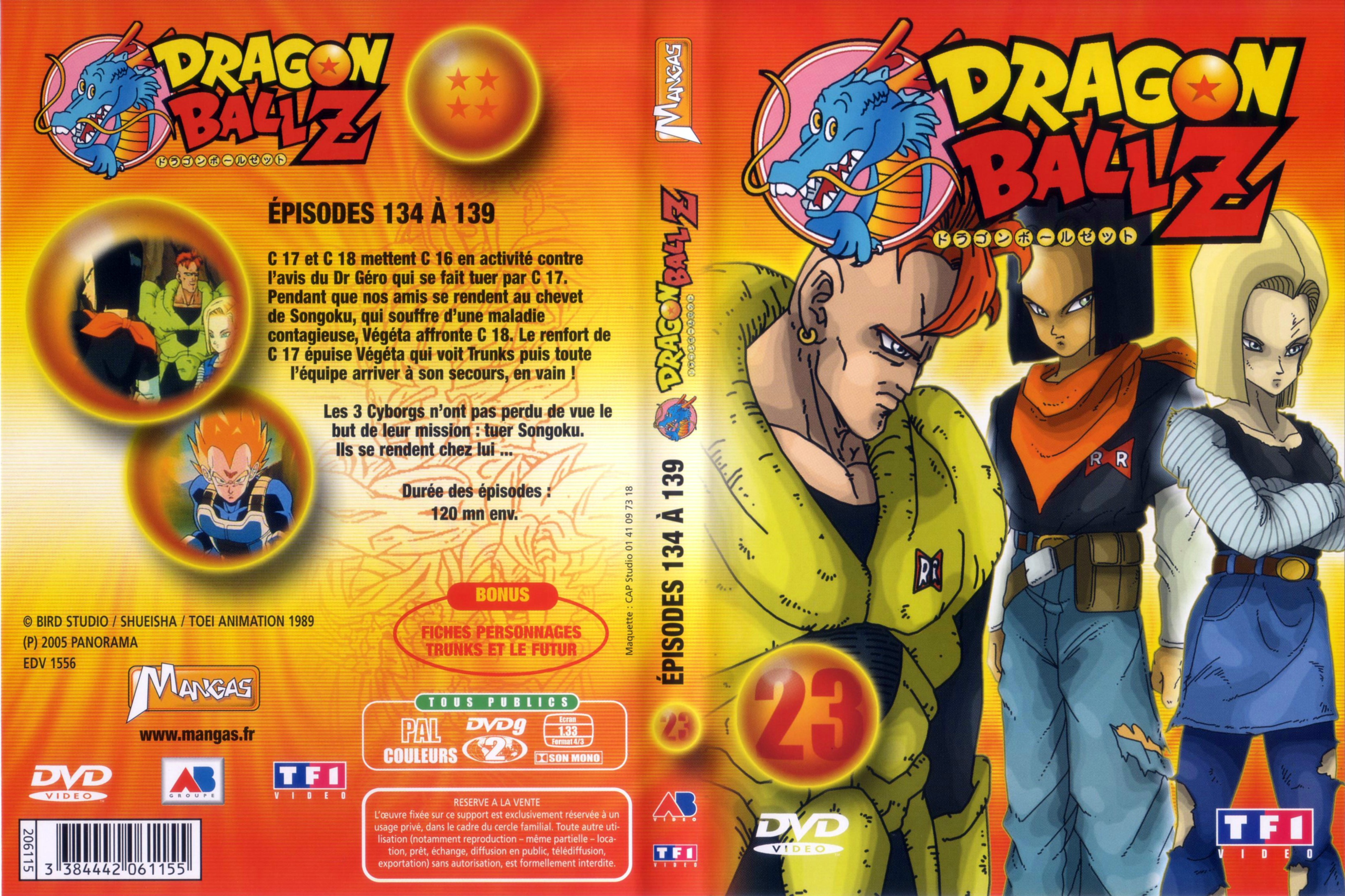 Jaquette DVD Dragon ball Z vol 23