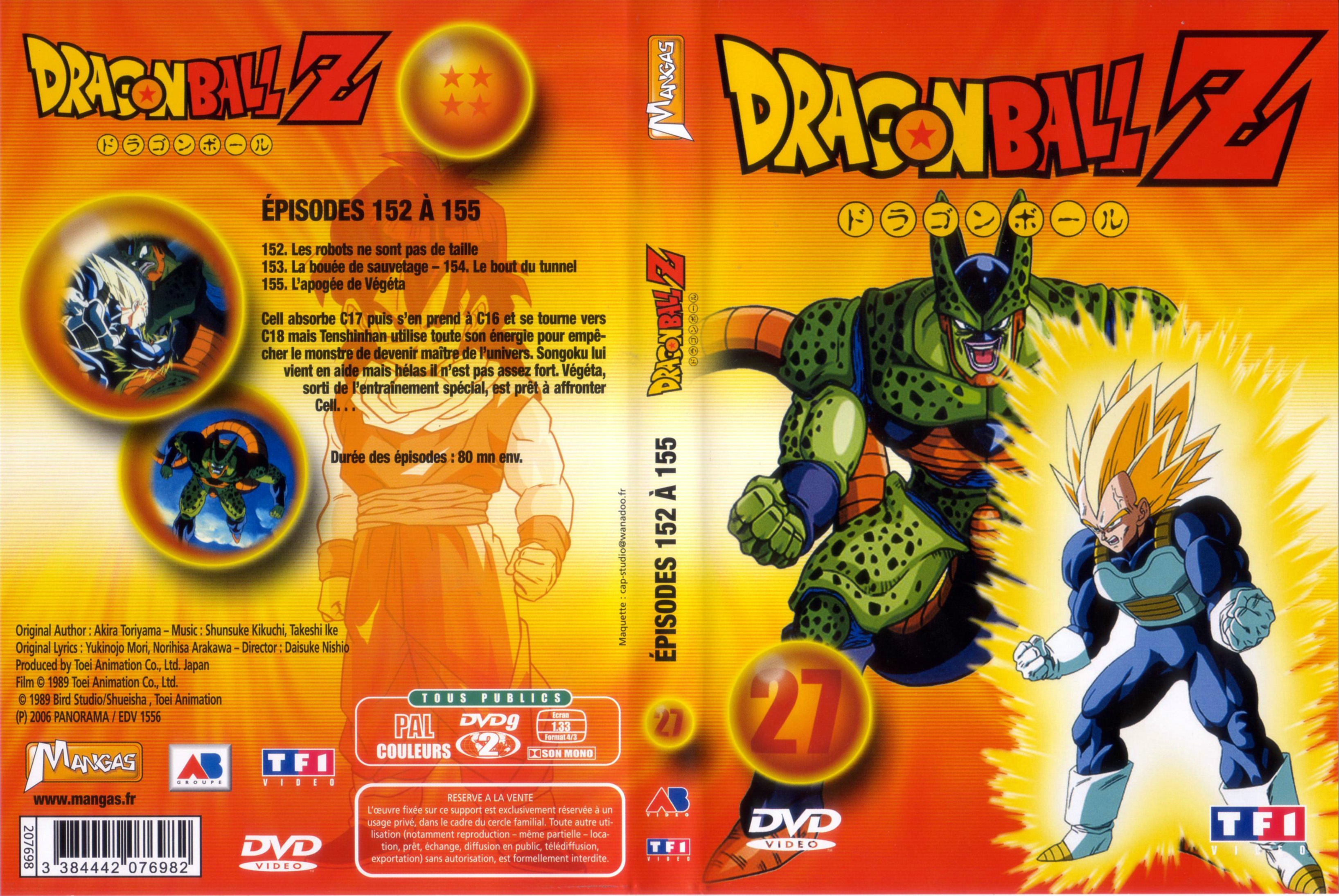 Jaquette DVD Dragon ball Z vol 27