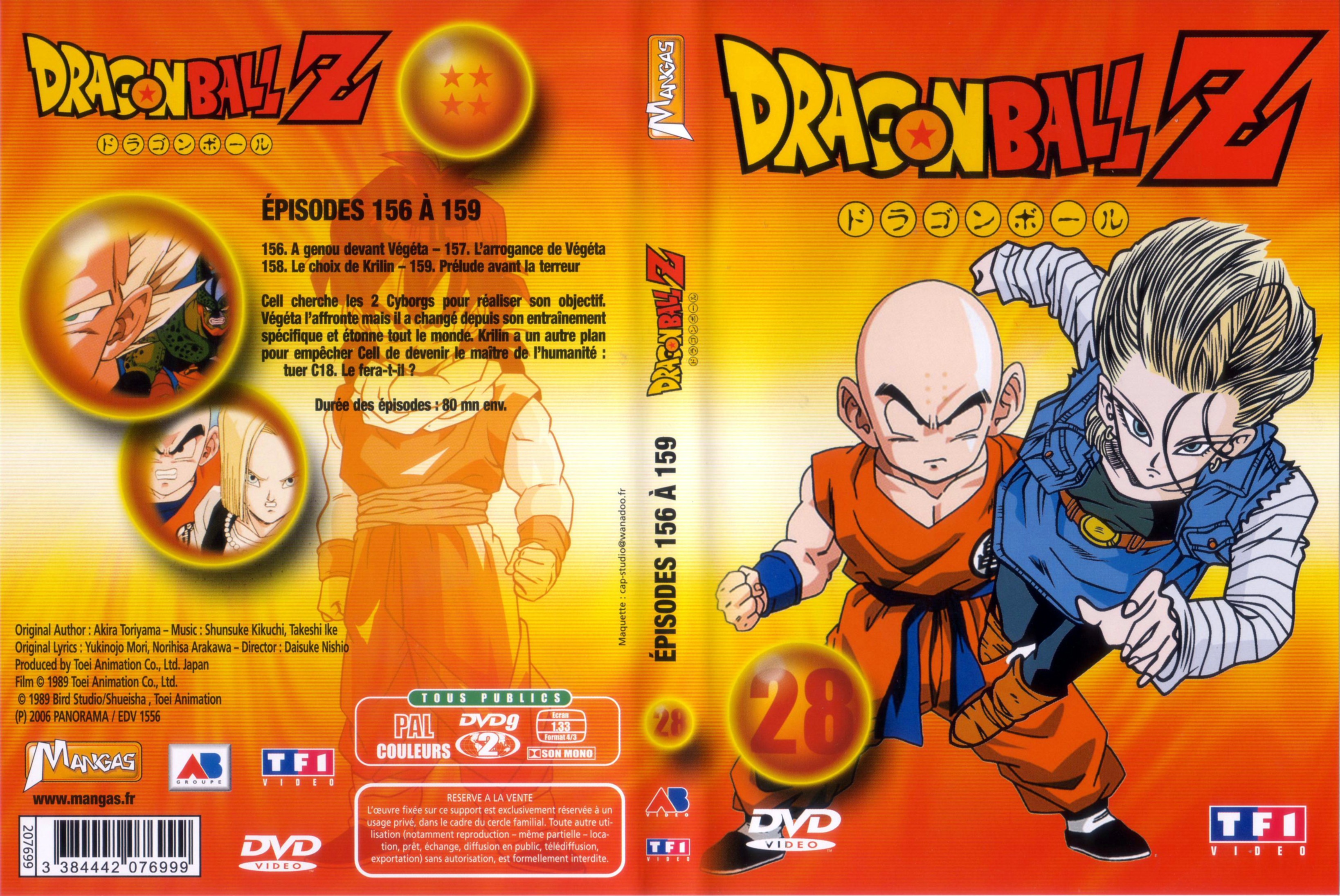 Jaquette DVD Dragon ball Z vol 28