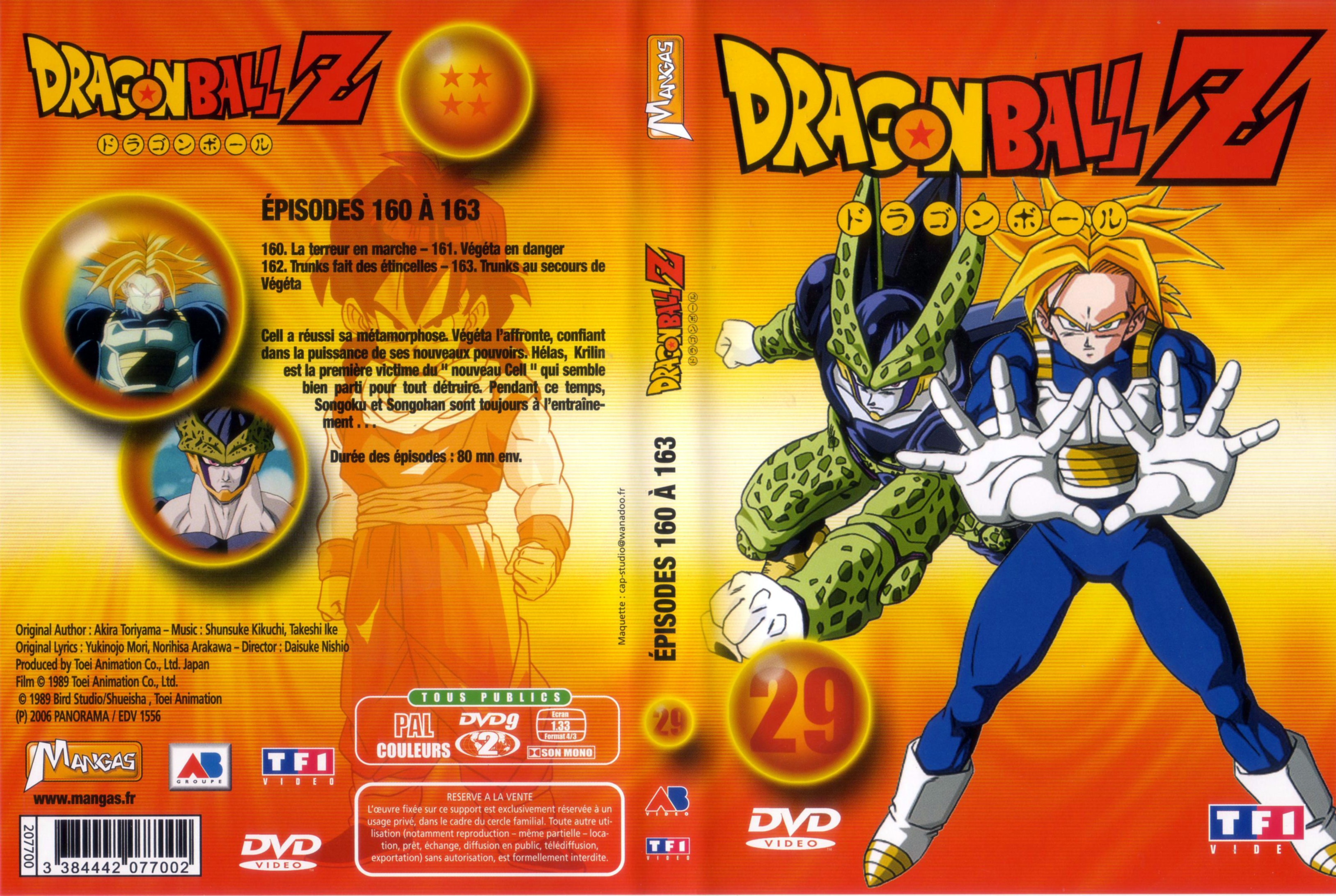 Jaquette DVD Dragon ball Z vol 29
