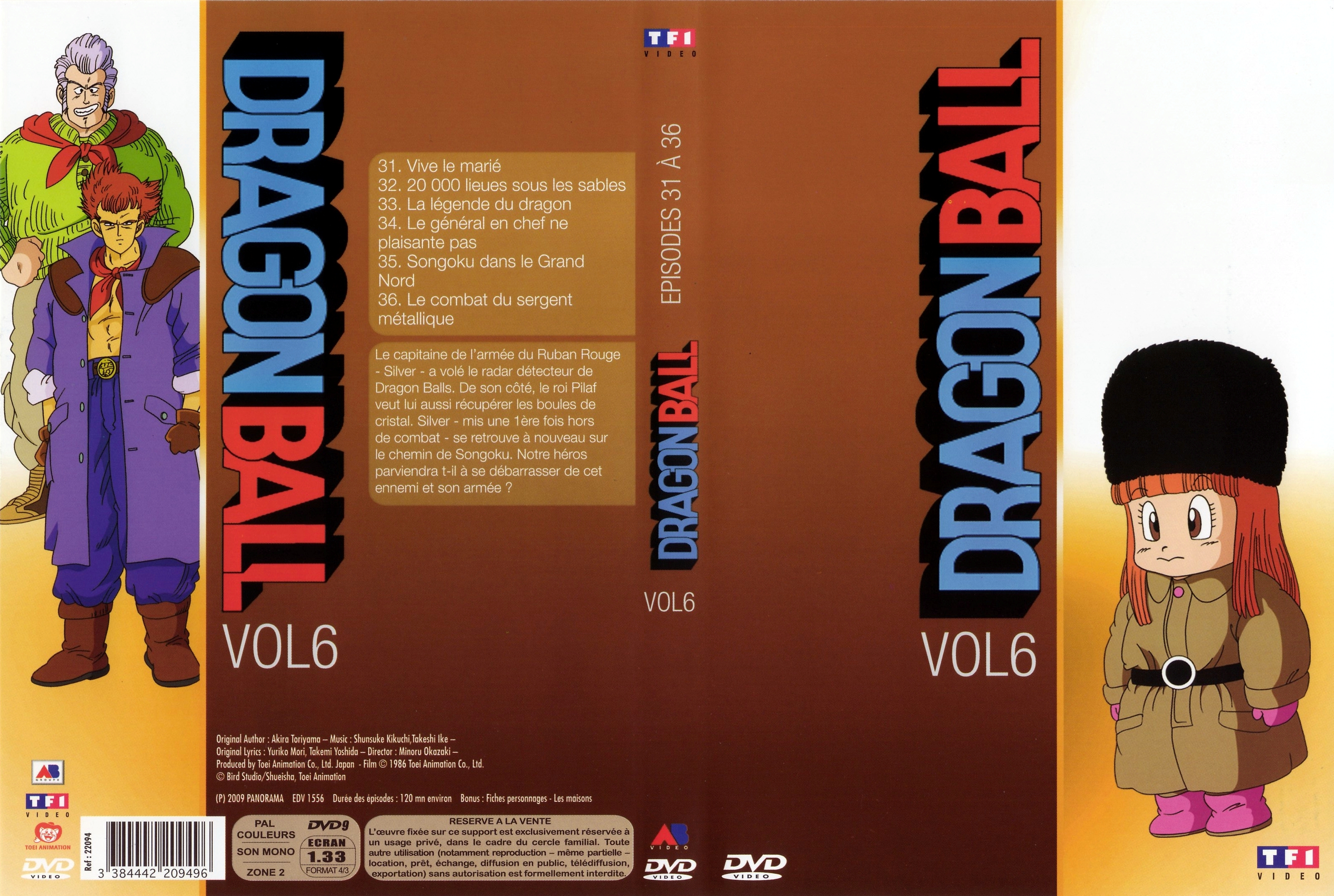 Jaquette DVD Dragon ball vol 06 v2