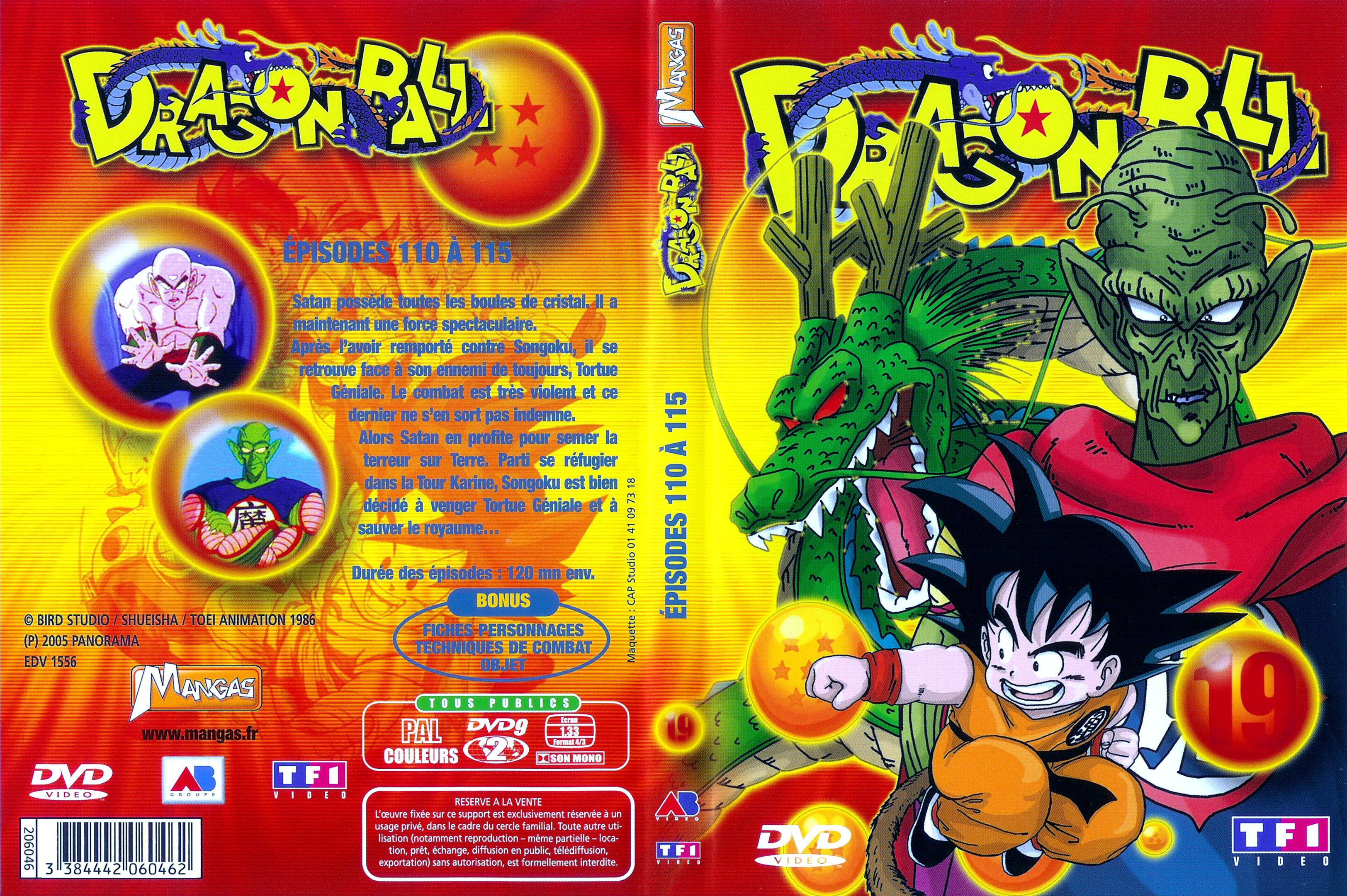 Jaquette DVD Dragon ball vol 19