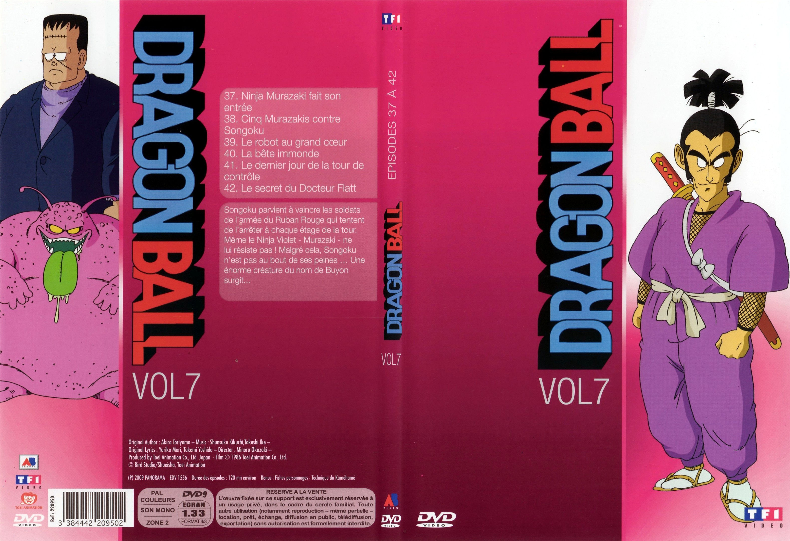 Jaquette DVD Dragon ball vol 7 - SLIM