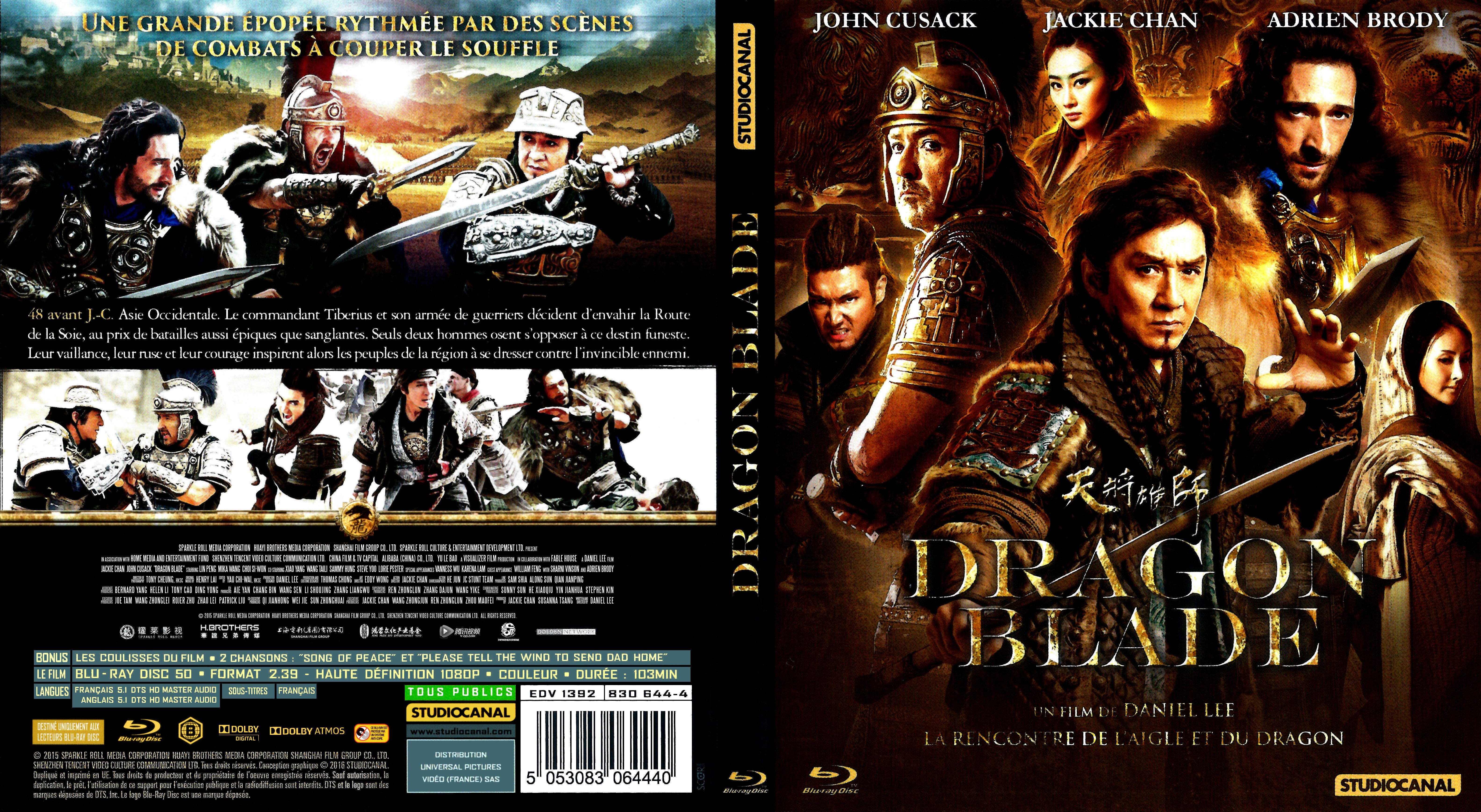 Jaquette DVD Dragon blade (BLU-RAY)