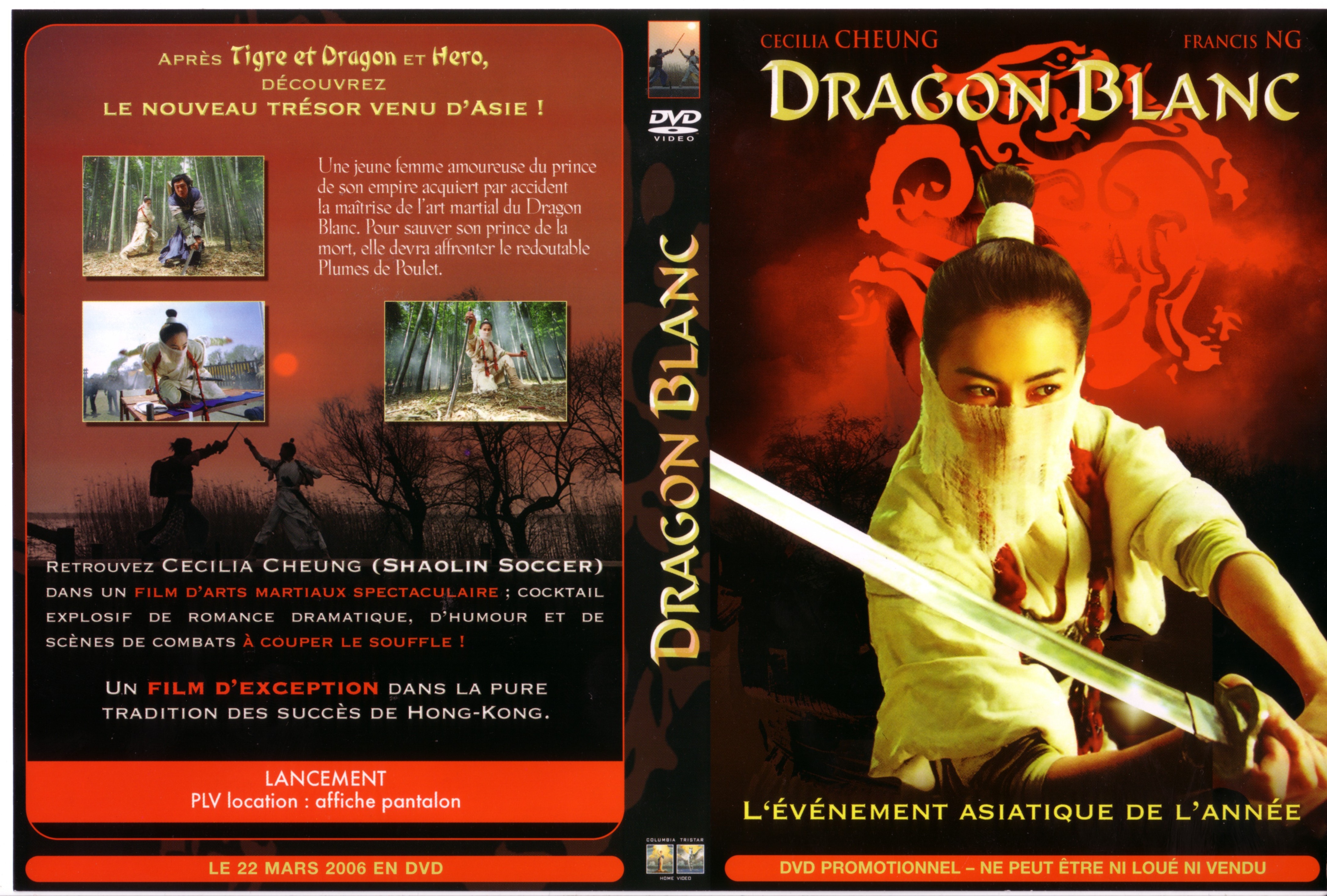 Jaquette DVD Dragon blanc v2