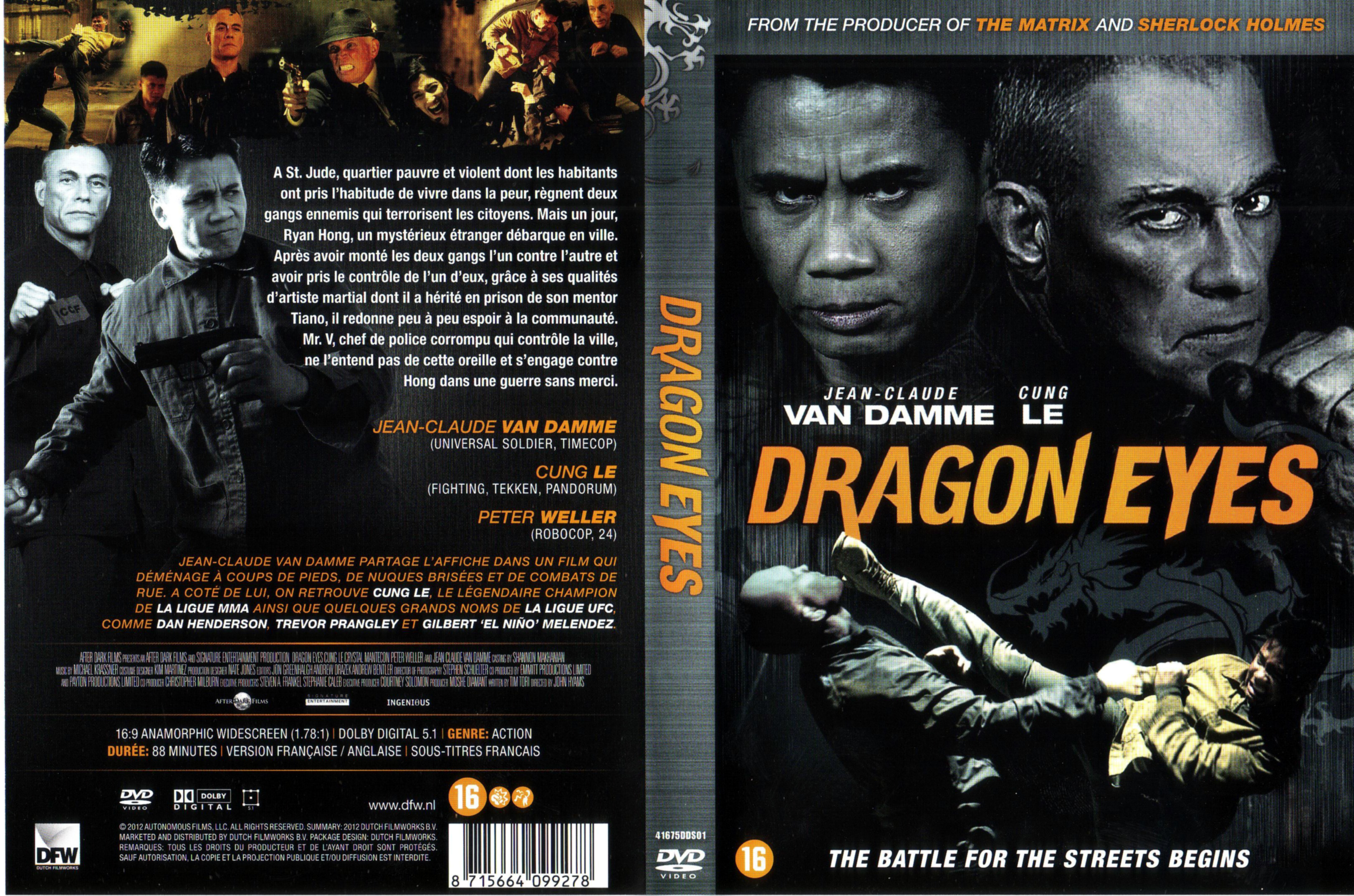 Jaquette DVD Dragon eyes