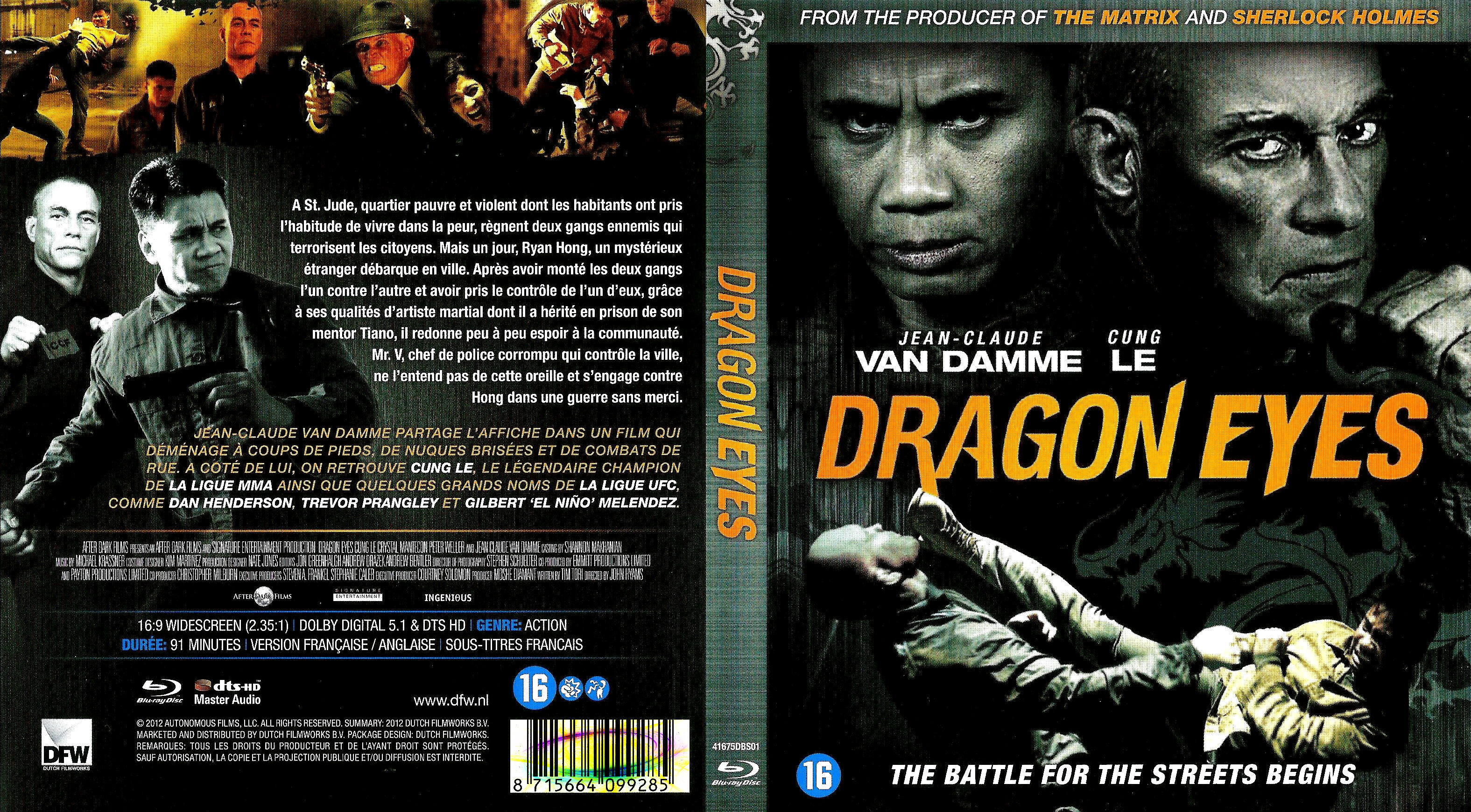 Jaquette DVD Dragon eyes (BLU-RAY)