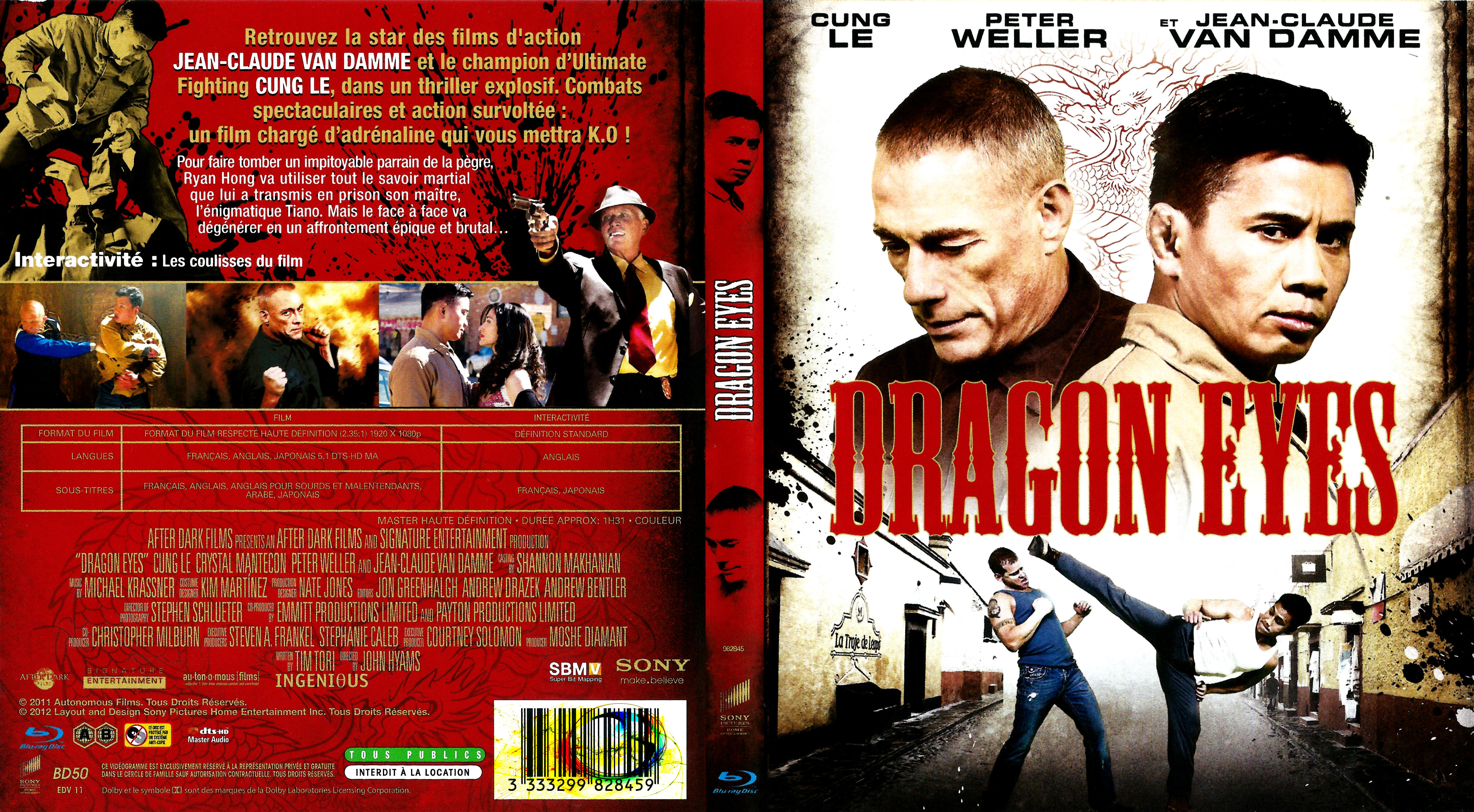 Jaquette DVD Dragon eyes (BLU-RAY) v2